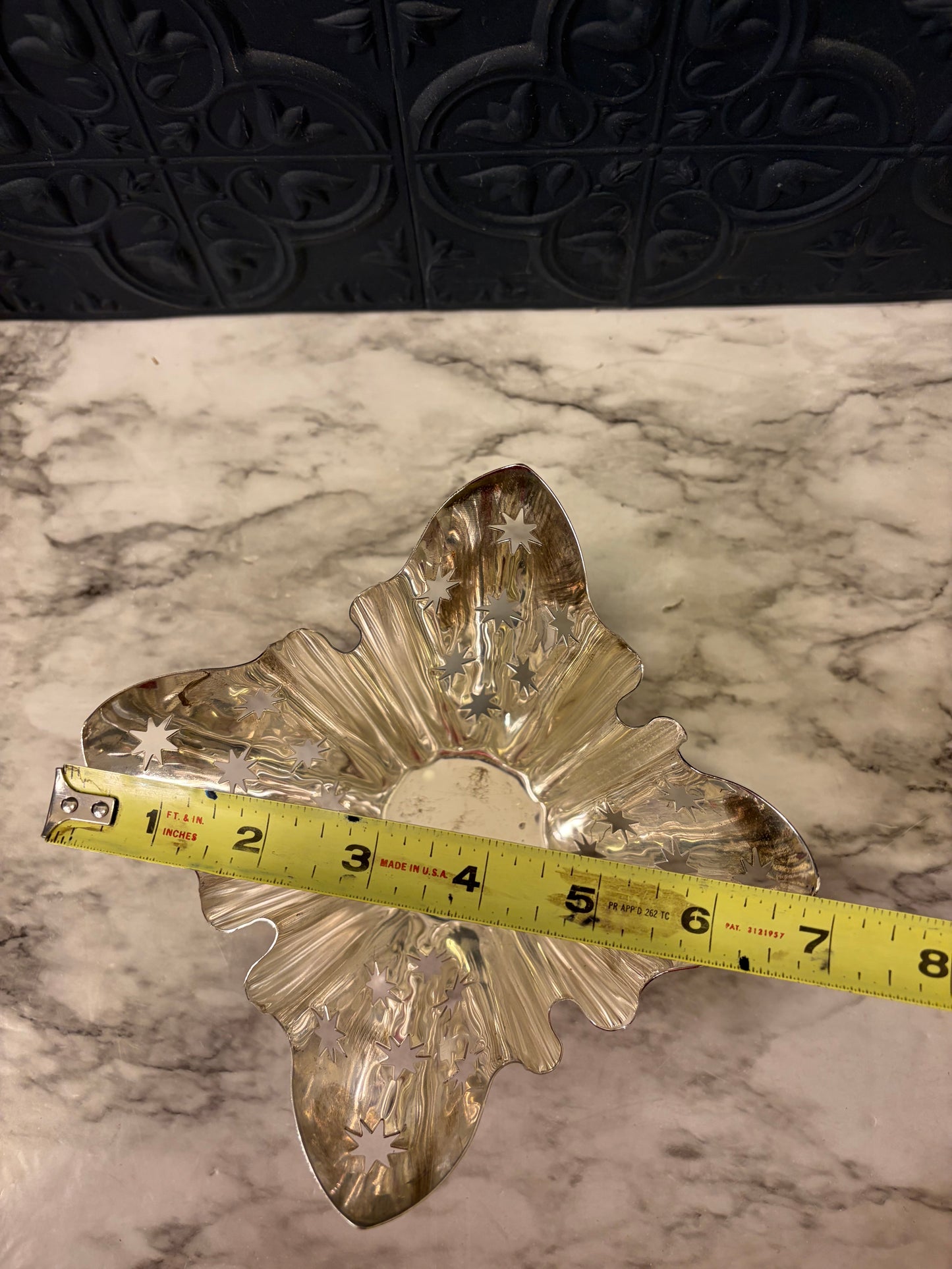 Studio Silversmiths Votive Holder with cutouts