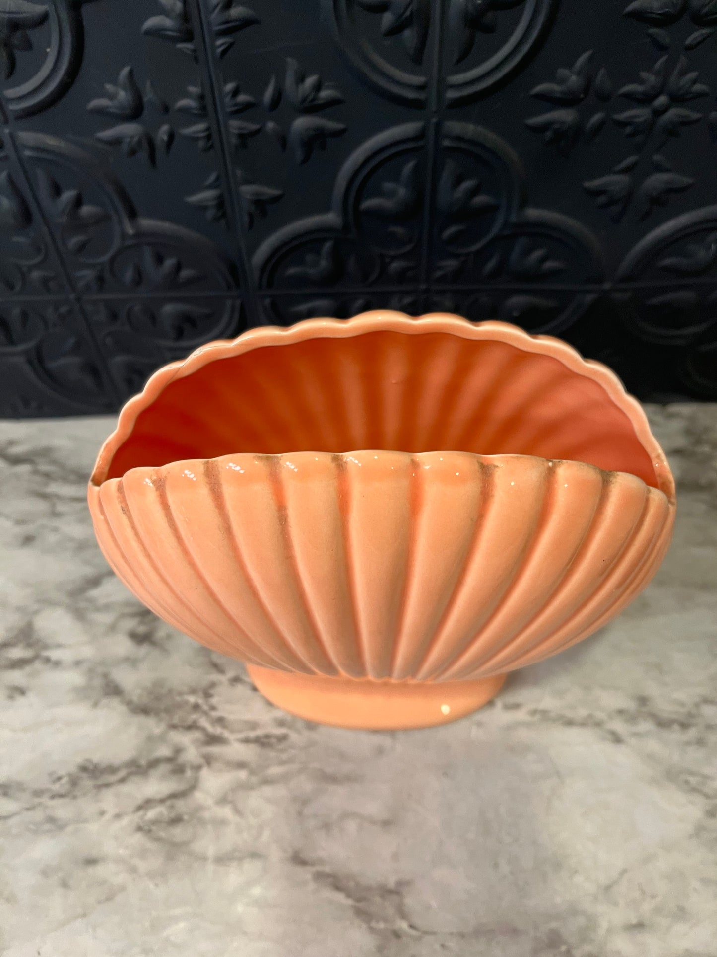 Japanese Shell Vase Peach