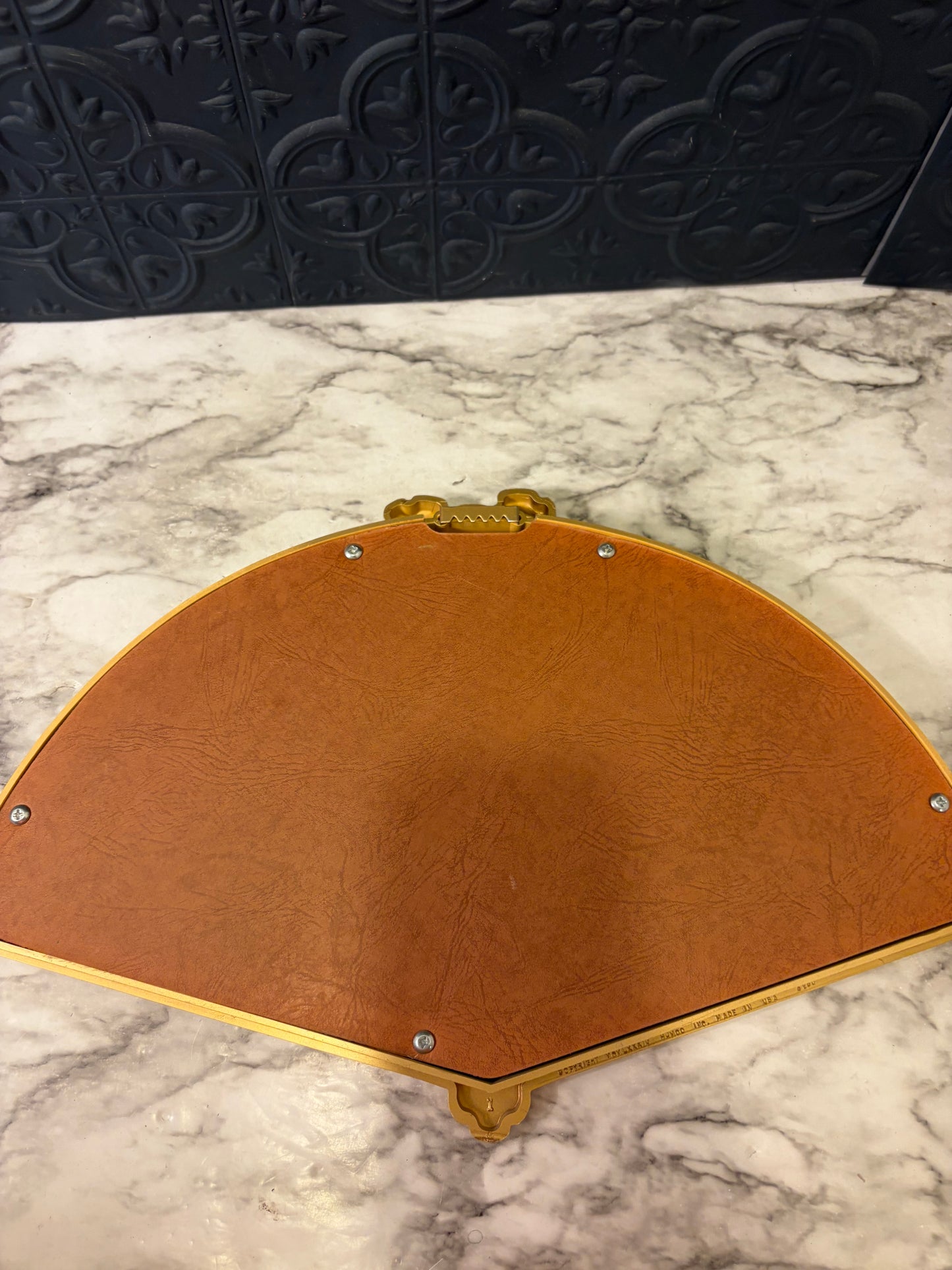 Homco Fan Shape Print Framed