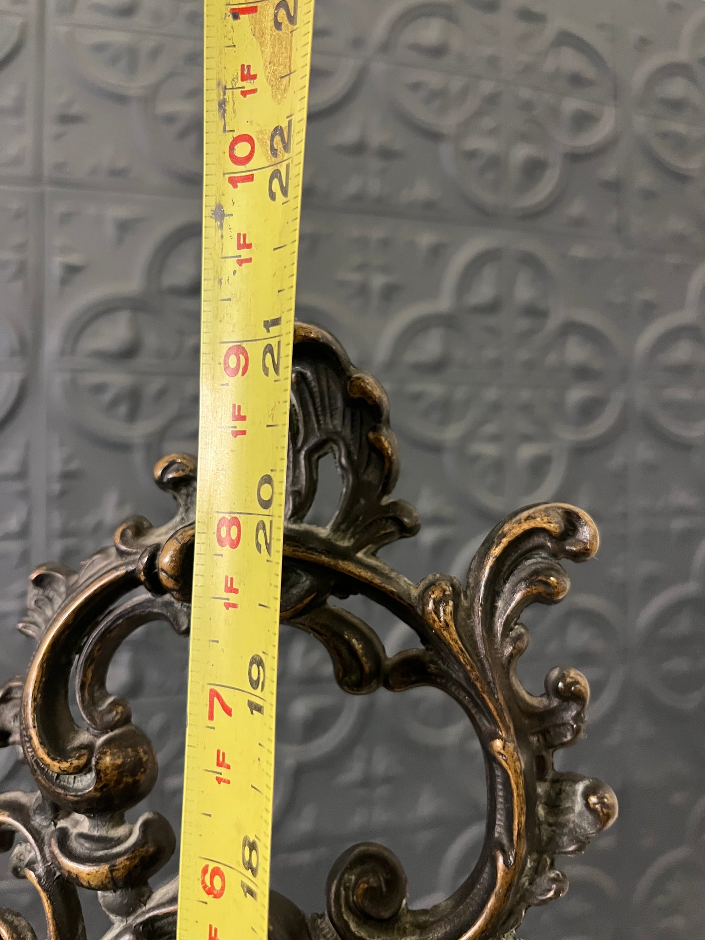 Large Metal Ornate Frame Stand