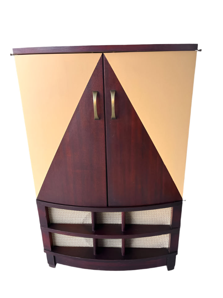 Vintage Reimagined Record Cabinet