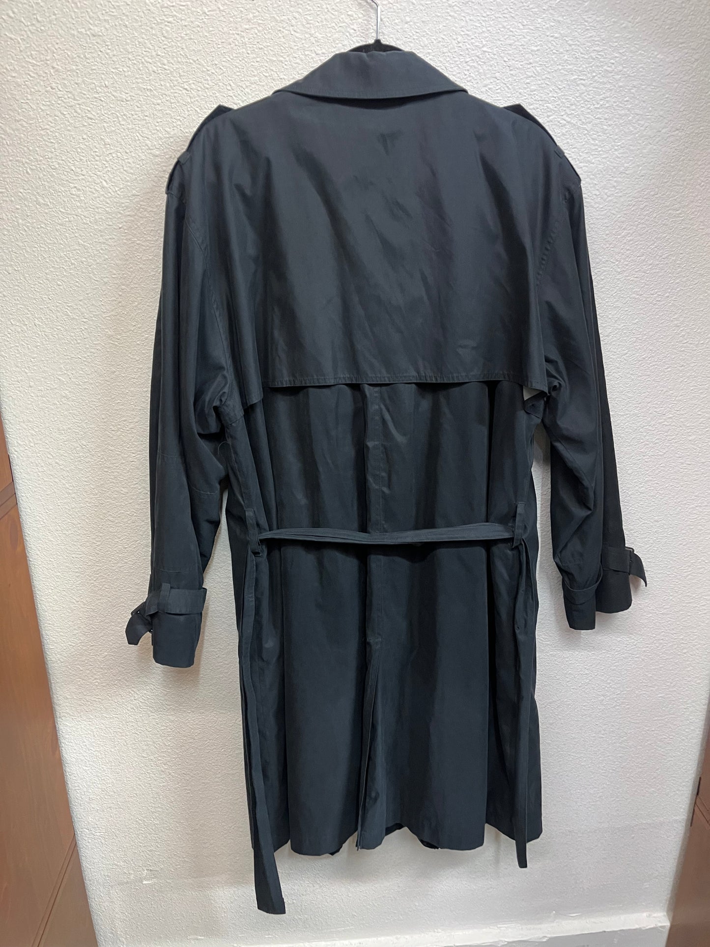 London Fog Black Trench Coat