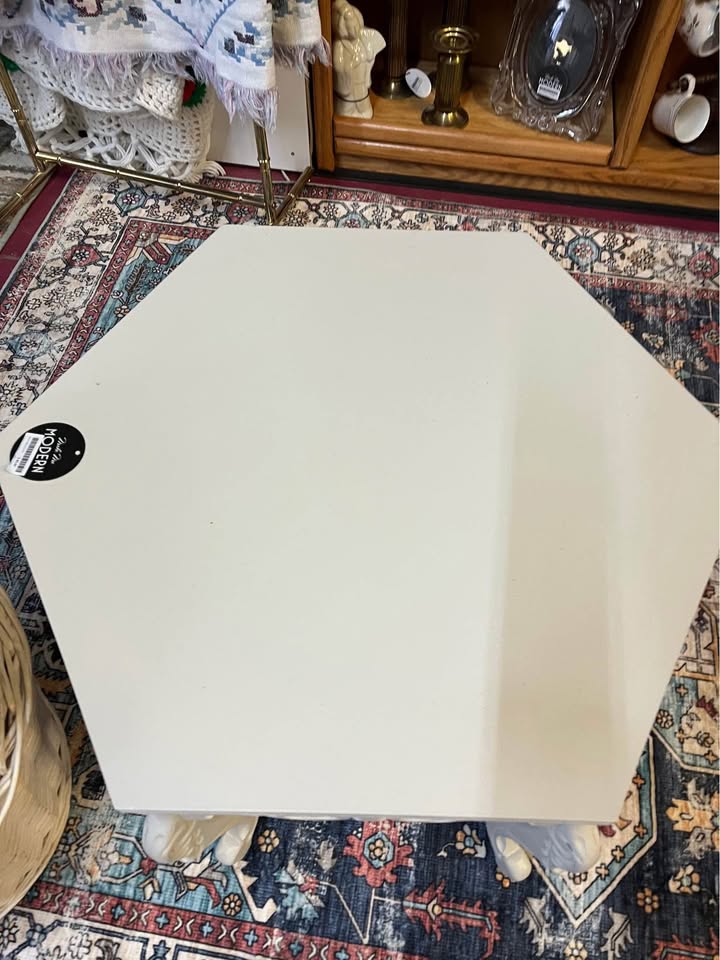 Cream Hexagon Coffee Table