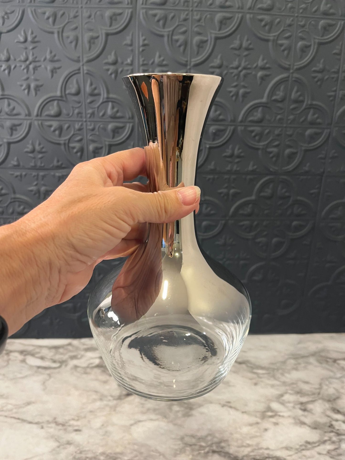 Thorpe Style Ombre Mercury Glass Style Vase
