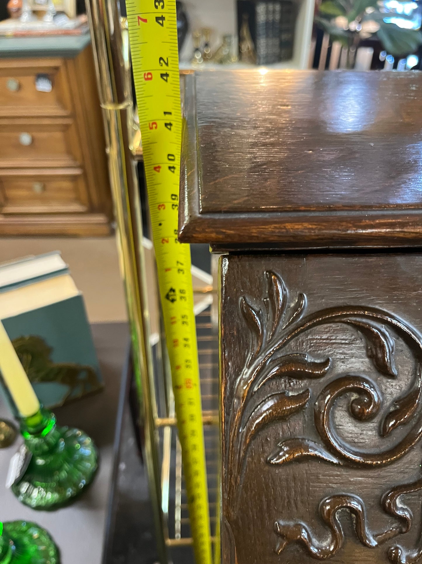 Antique Secretary Desk dark wood