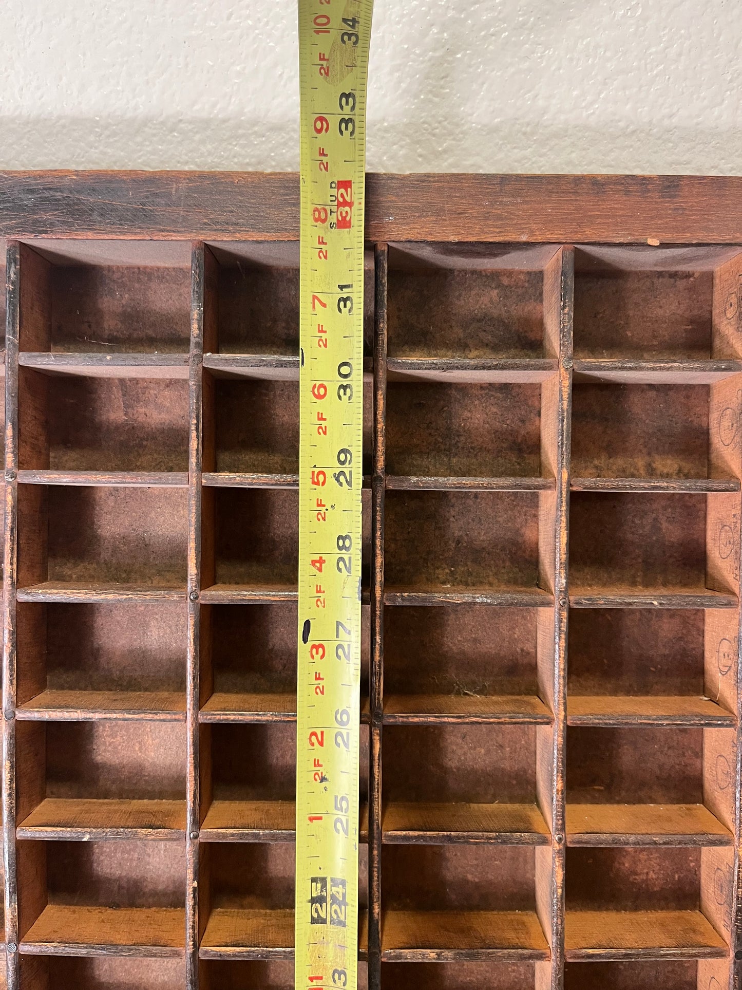 Vintage Letter Press Drawer