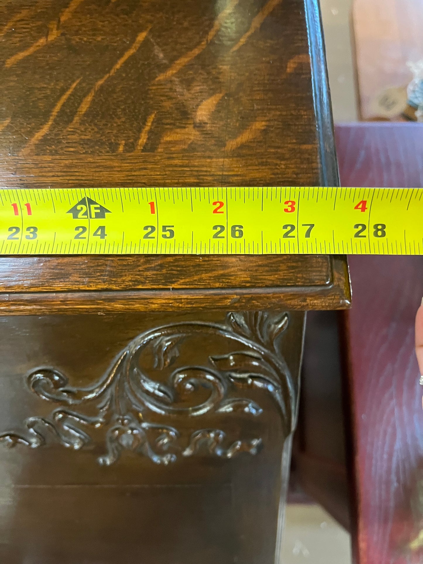 Antique Secretary Desk dark wood
