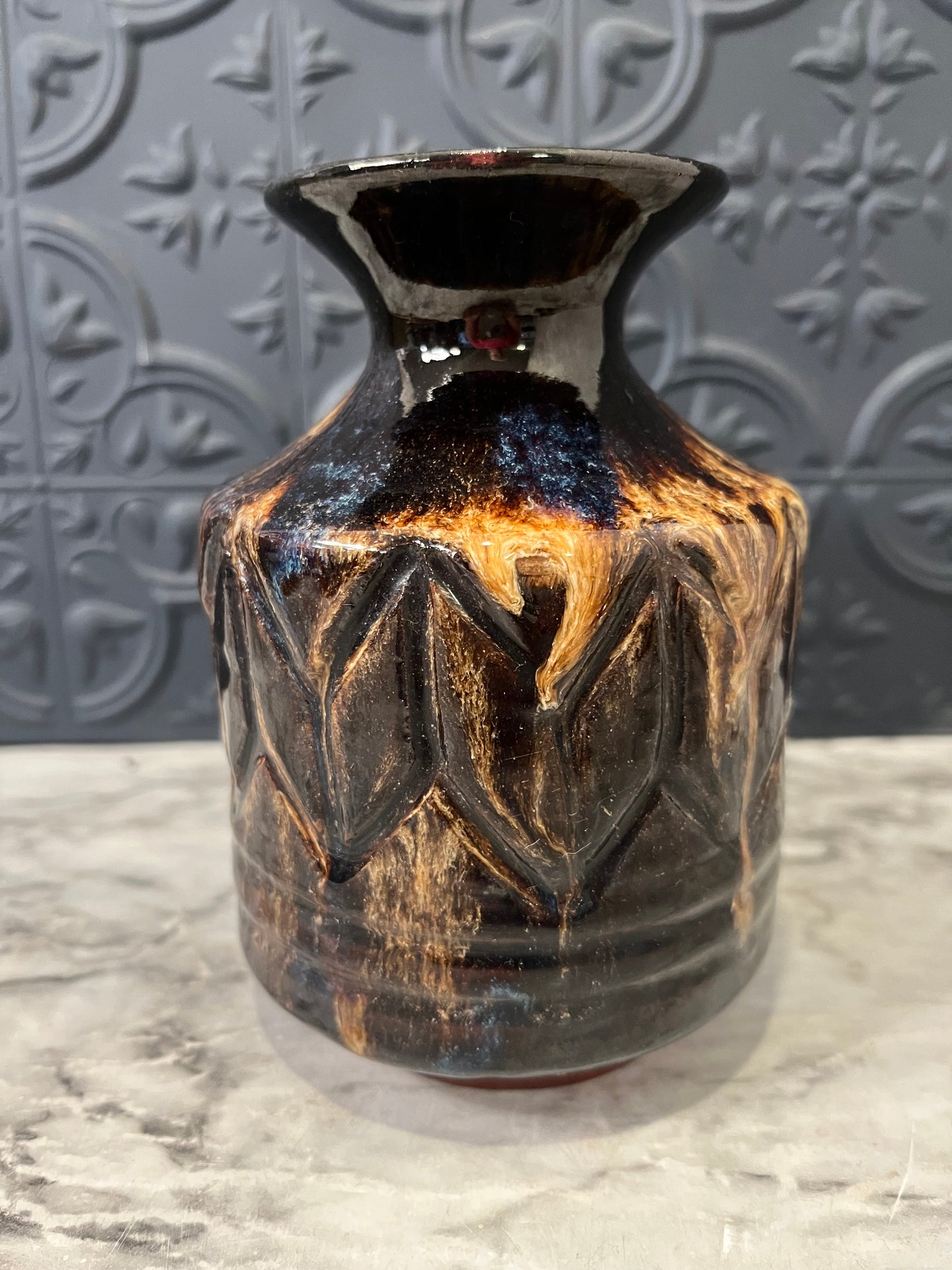 Brown Pottery Vase Ghana