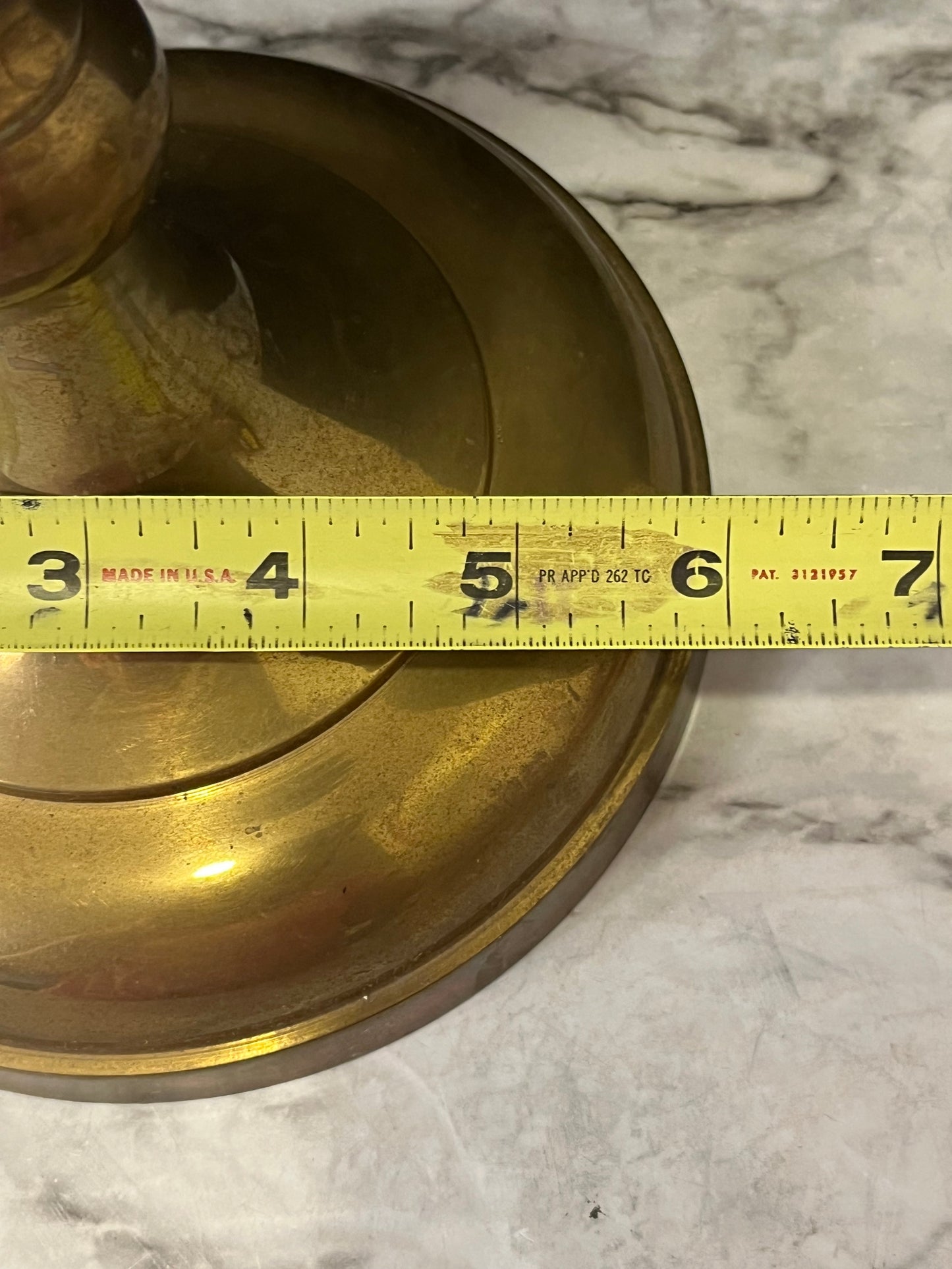 Brass Candle Holder 21.5 " Tall