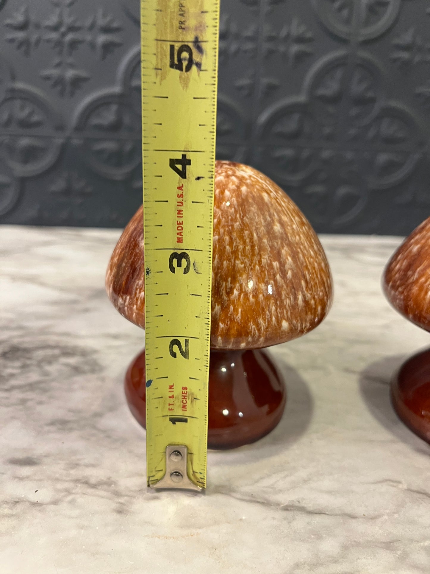 USA Pottery Mushroom Salt and Pepper Shakers