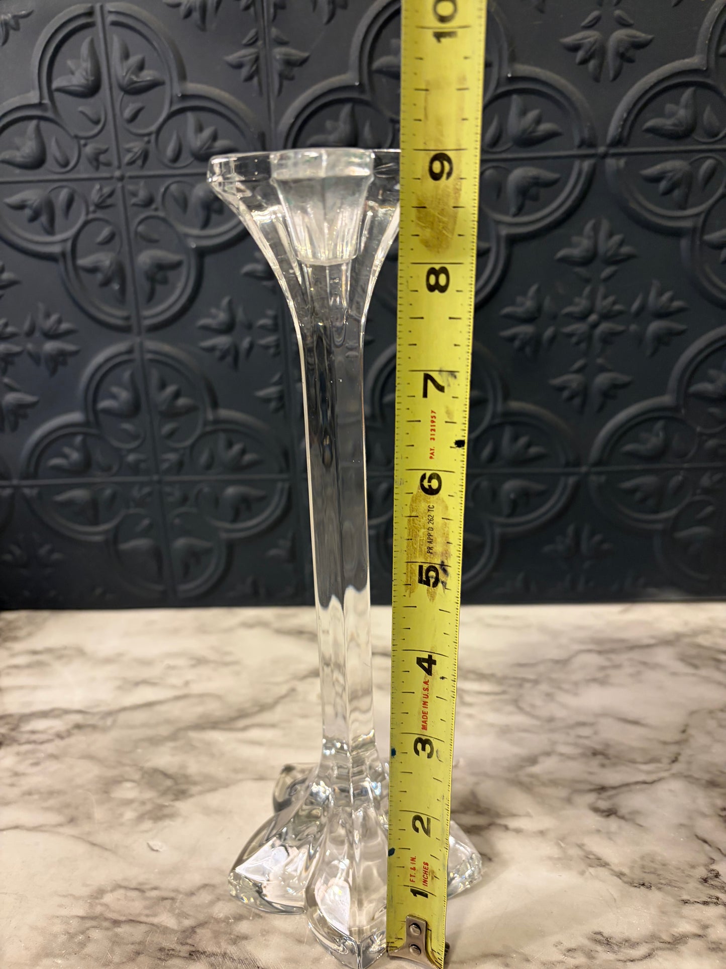 Mikasa Petals Glass Candle Holder