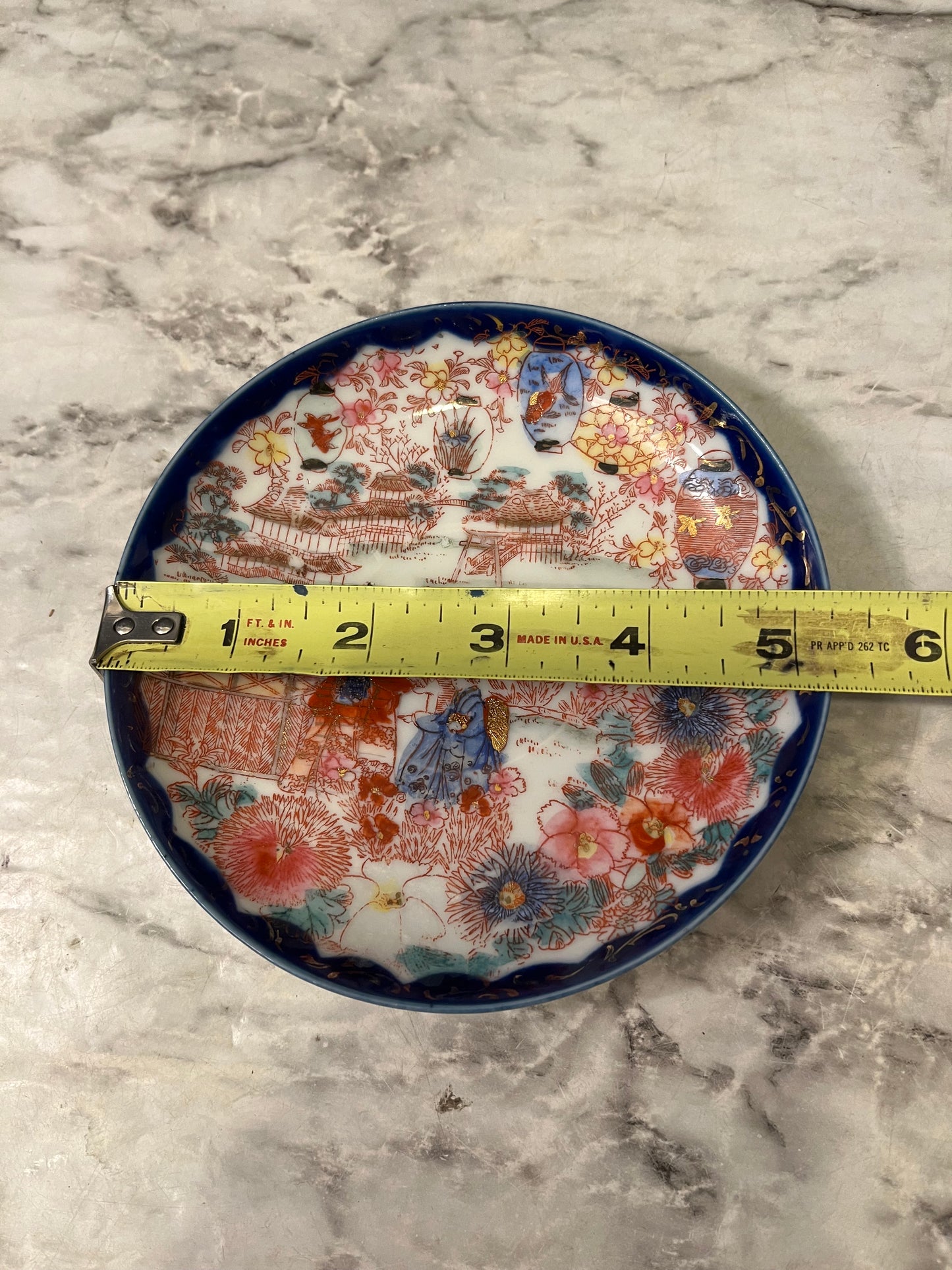 Geisha Girl Porcelain Plate 5.25"