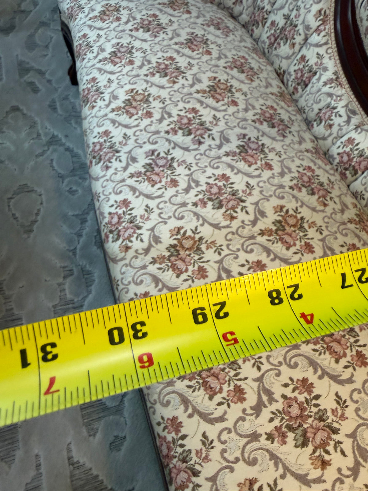 Vintage Kimball Floral Settee