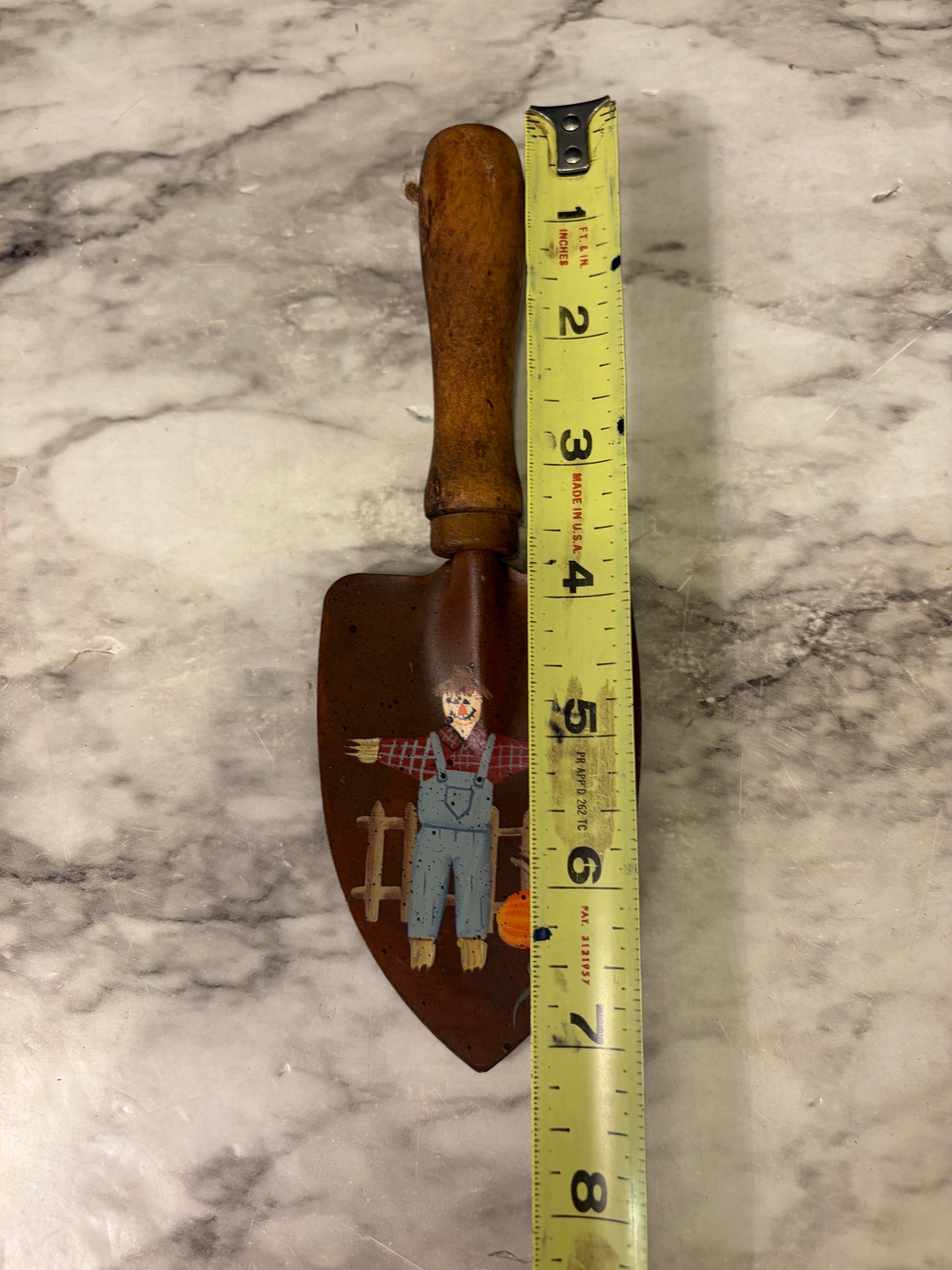 Small Hand Painted Scarecrow shovel