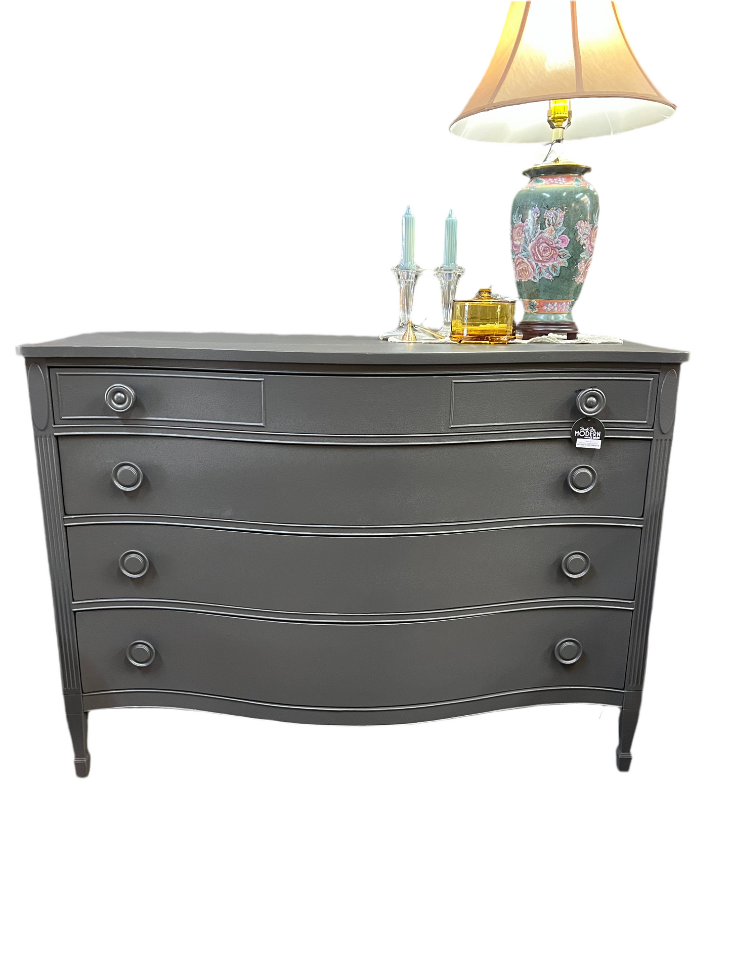 Dark Grey Vintage Dresser