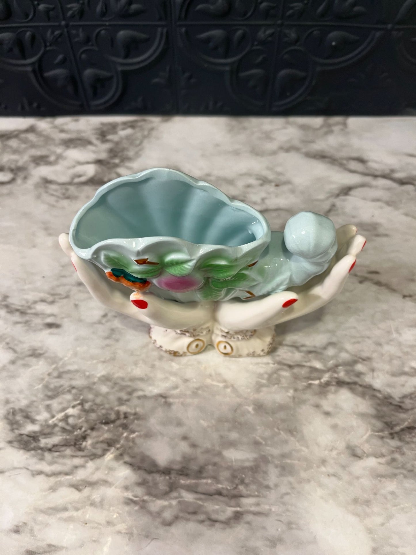 Tilso Porcelain Hands Holding Vase