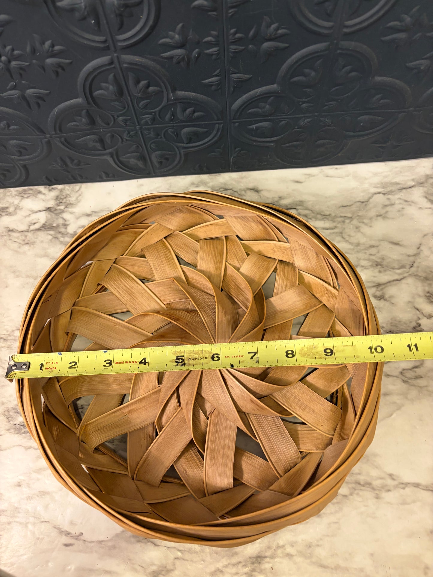 Palm Frond Woven Basket