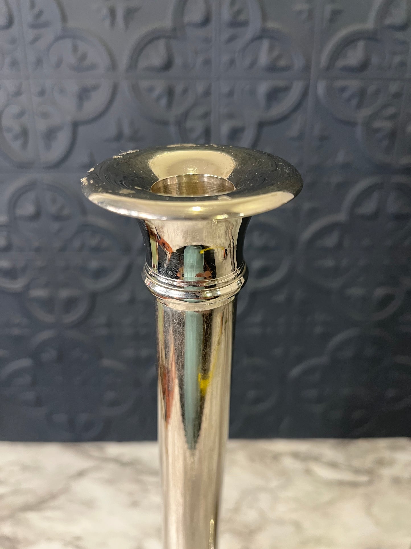 Aluminum Candle Holder 15" x 2