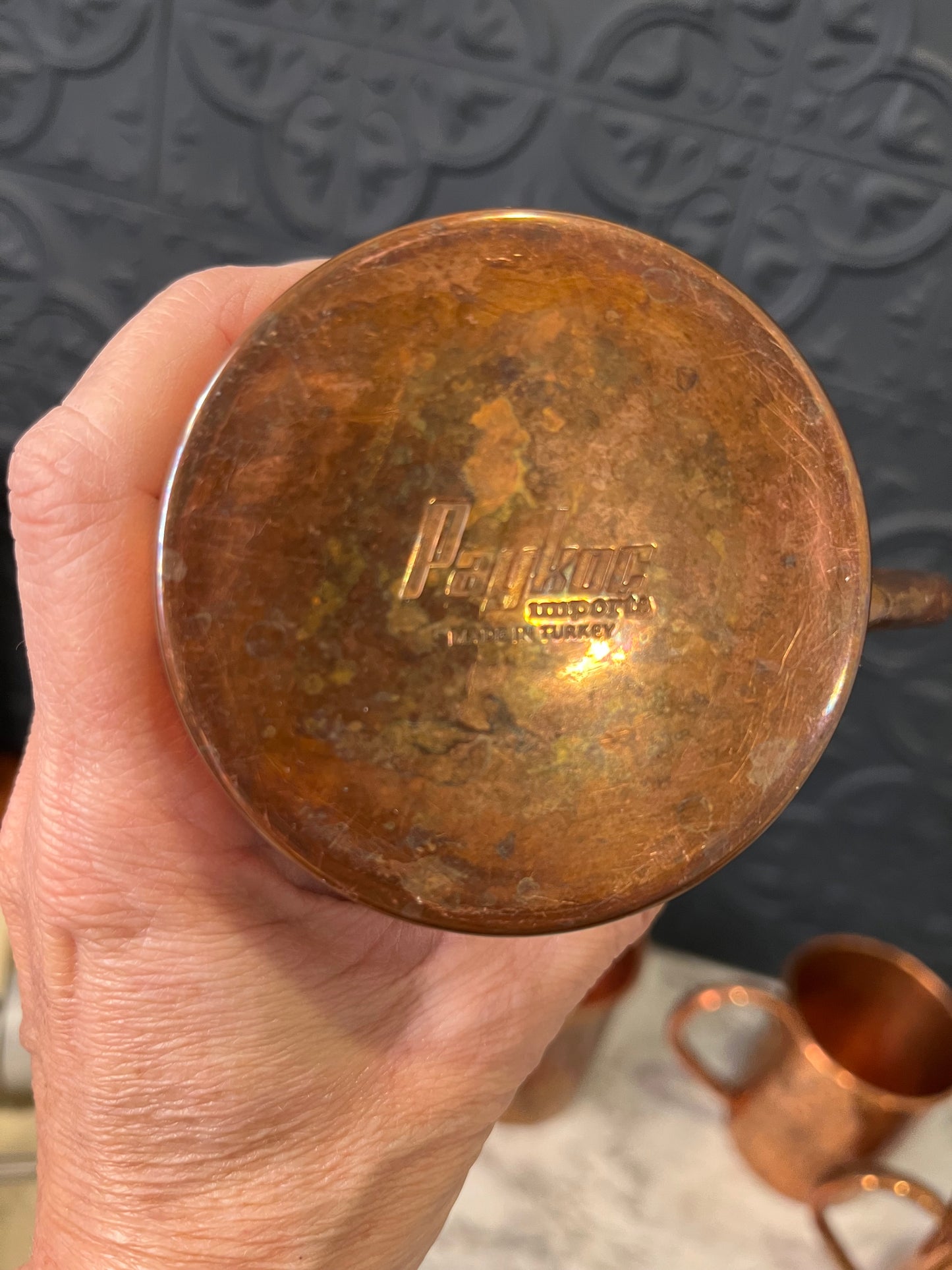 Paykoc Copper Mug from Turkey x 4