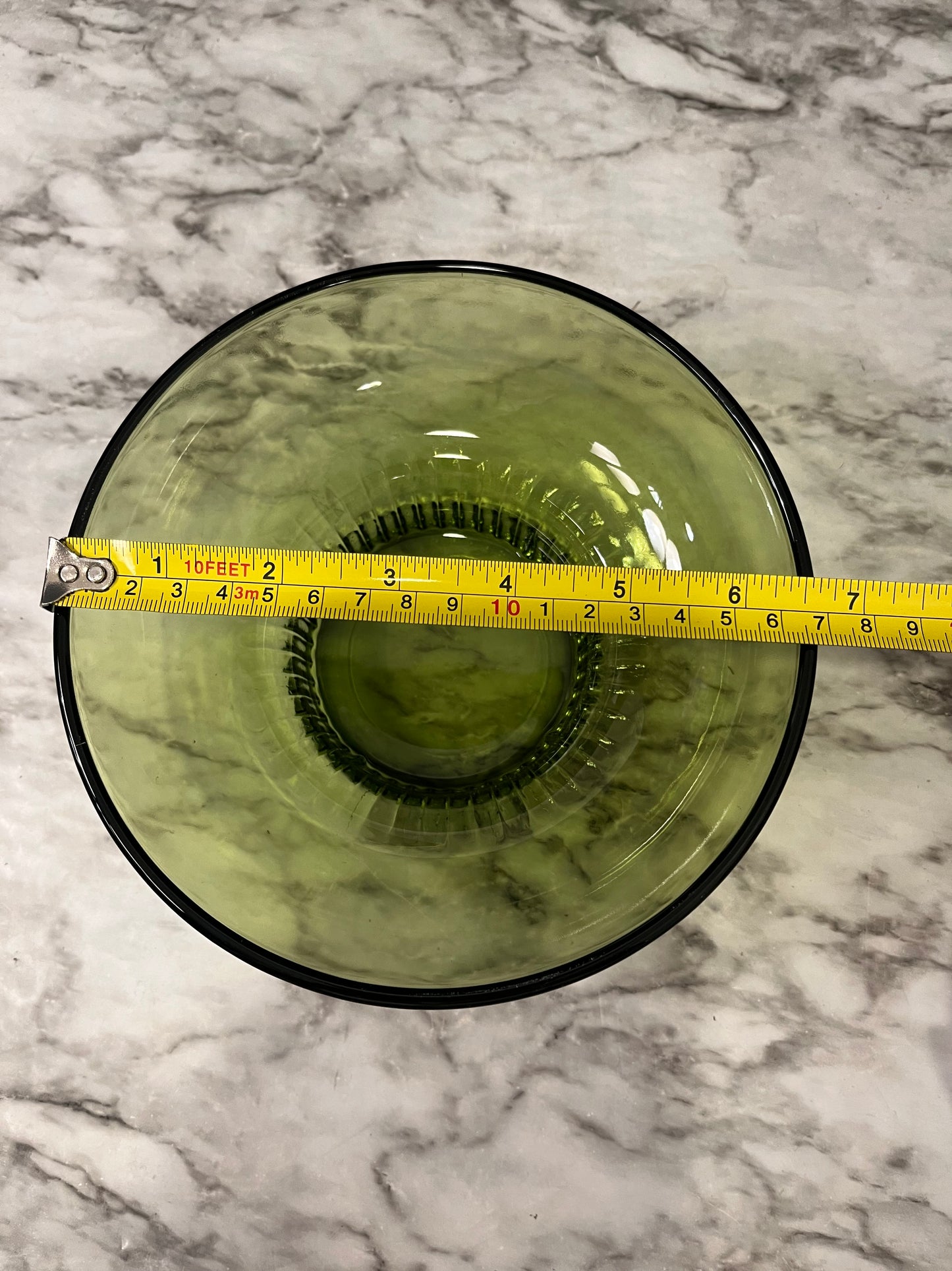 Depression Glass Avacado Green Bowl