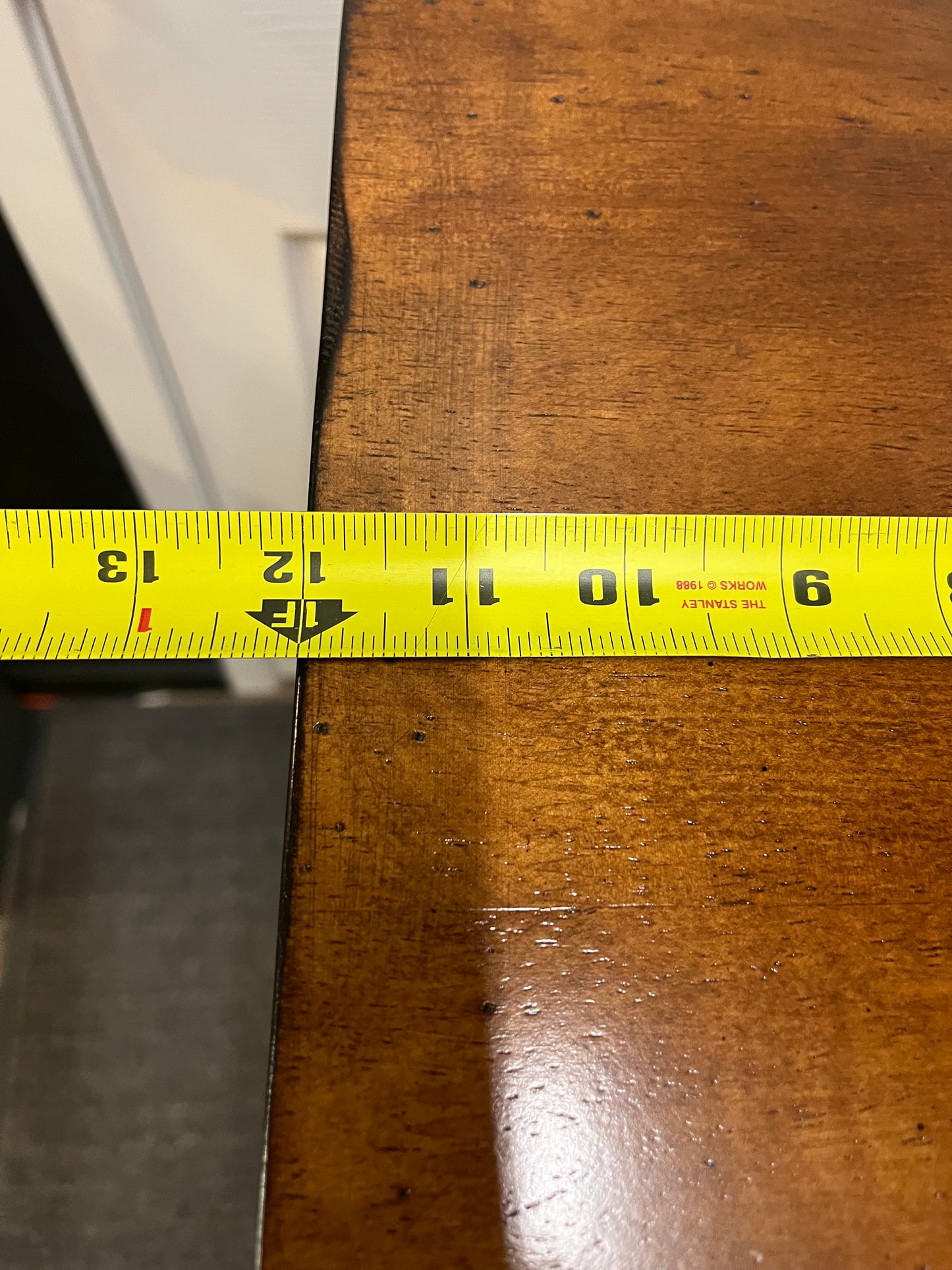 Large Tapered Wood Pedestal