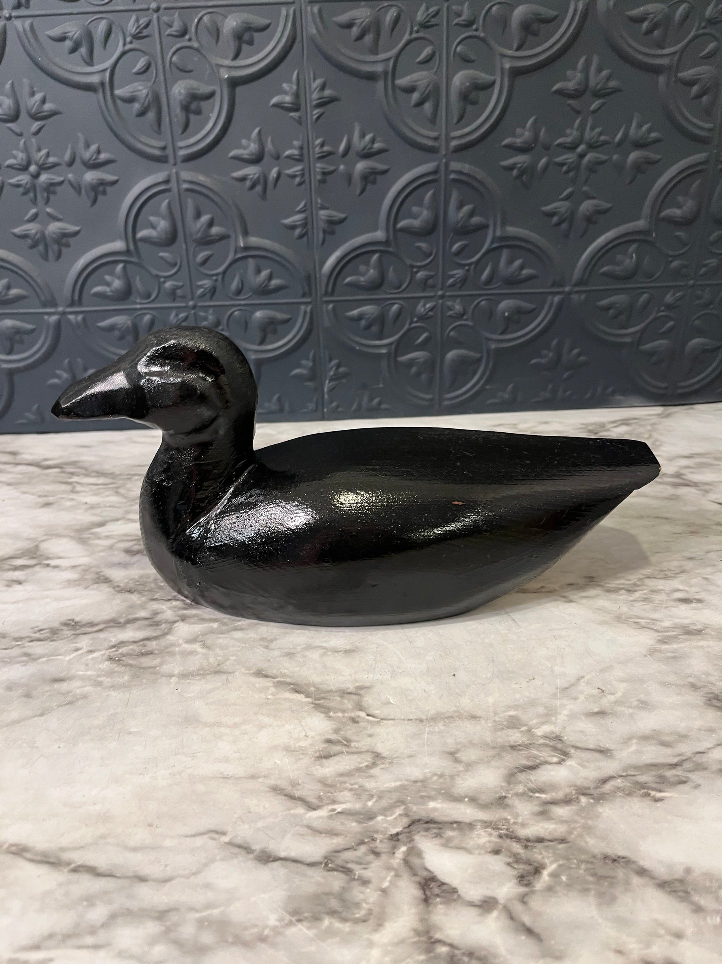 Black Painted Duck