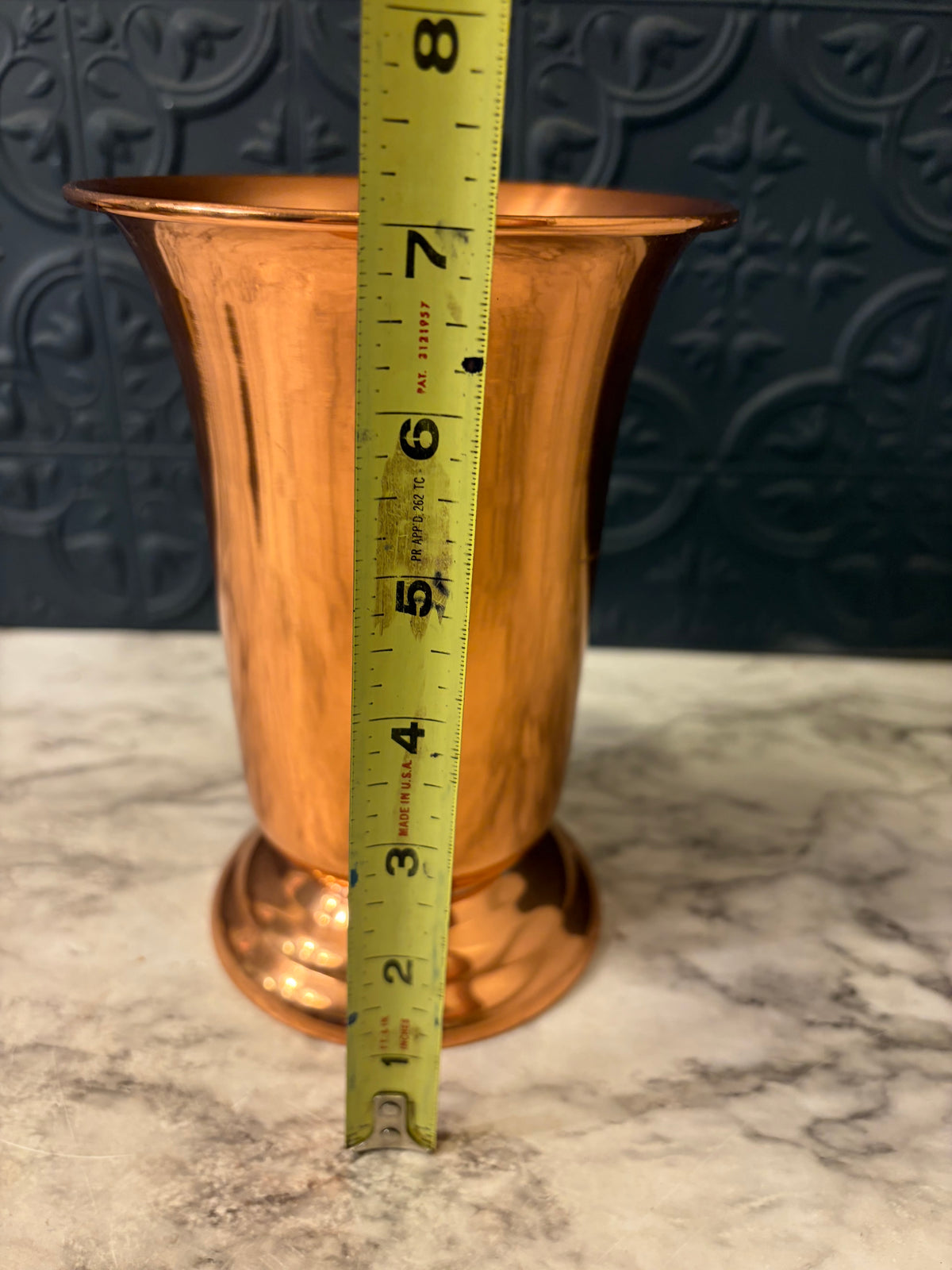 Coppercraft Guilt fluted Vase