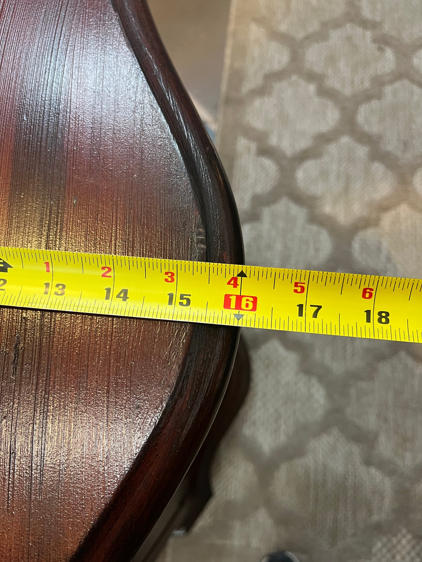 Bassett Red cabinet with Mesh Door