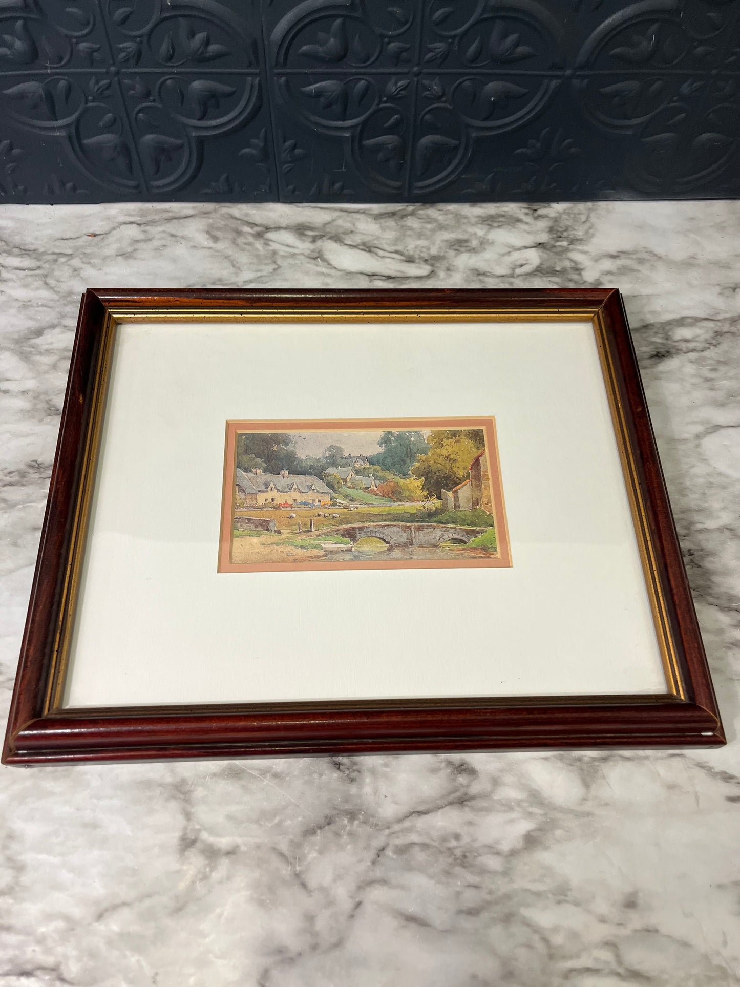 Small Bridge Print Framed