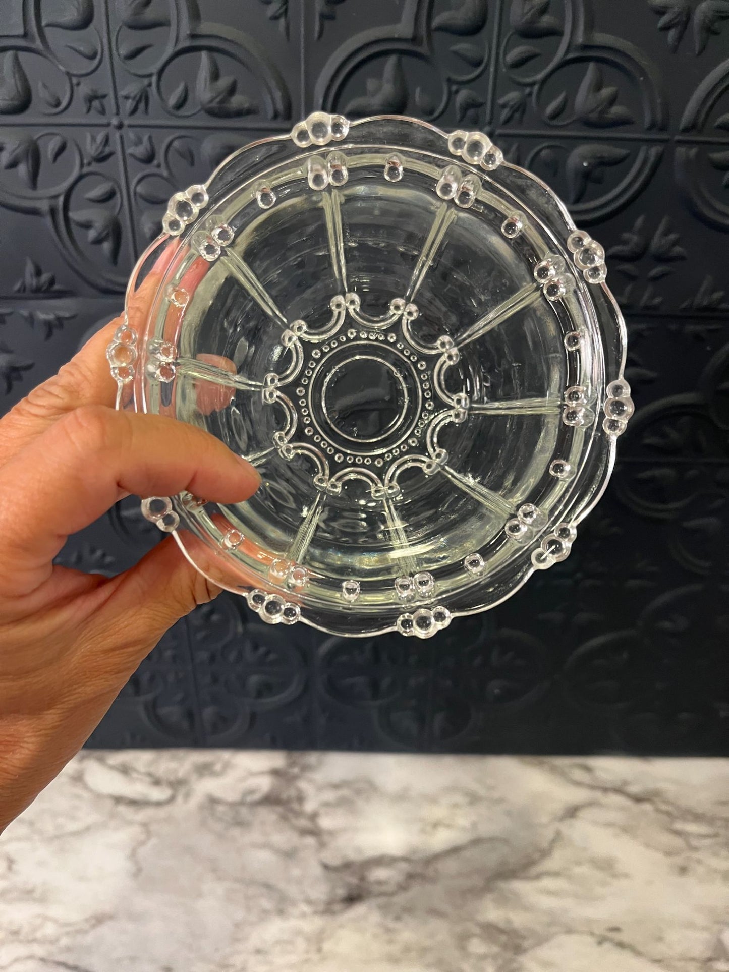 clear Glass Bowl with Lid Indonesia