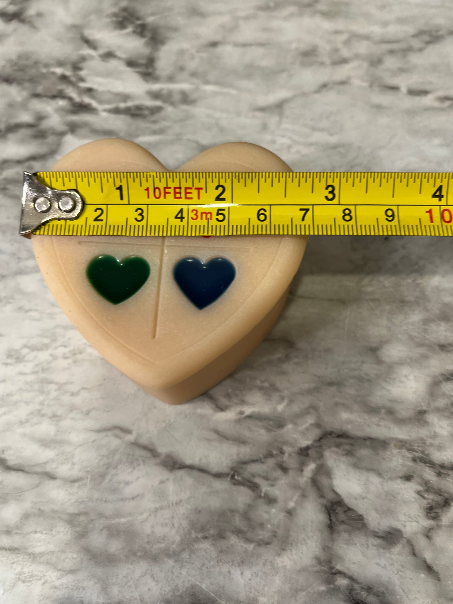 Heart Trinket Box with Hearts
