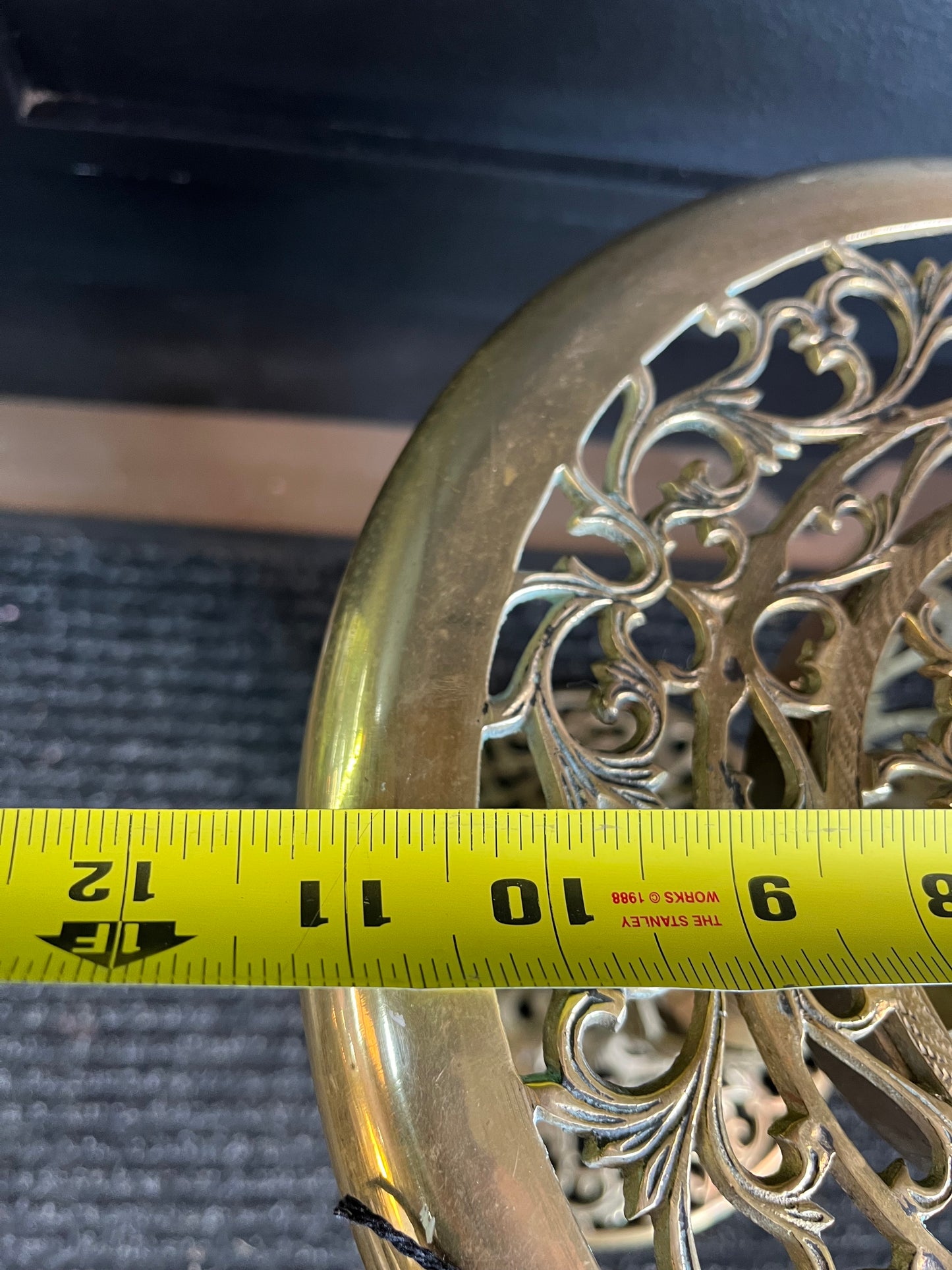 Hollywood Regency Brass Table/plant stand