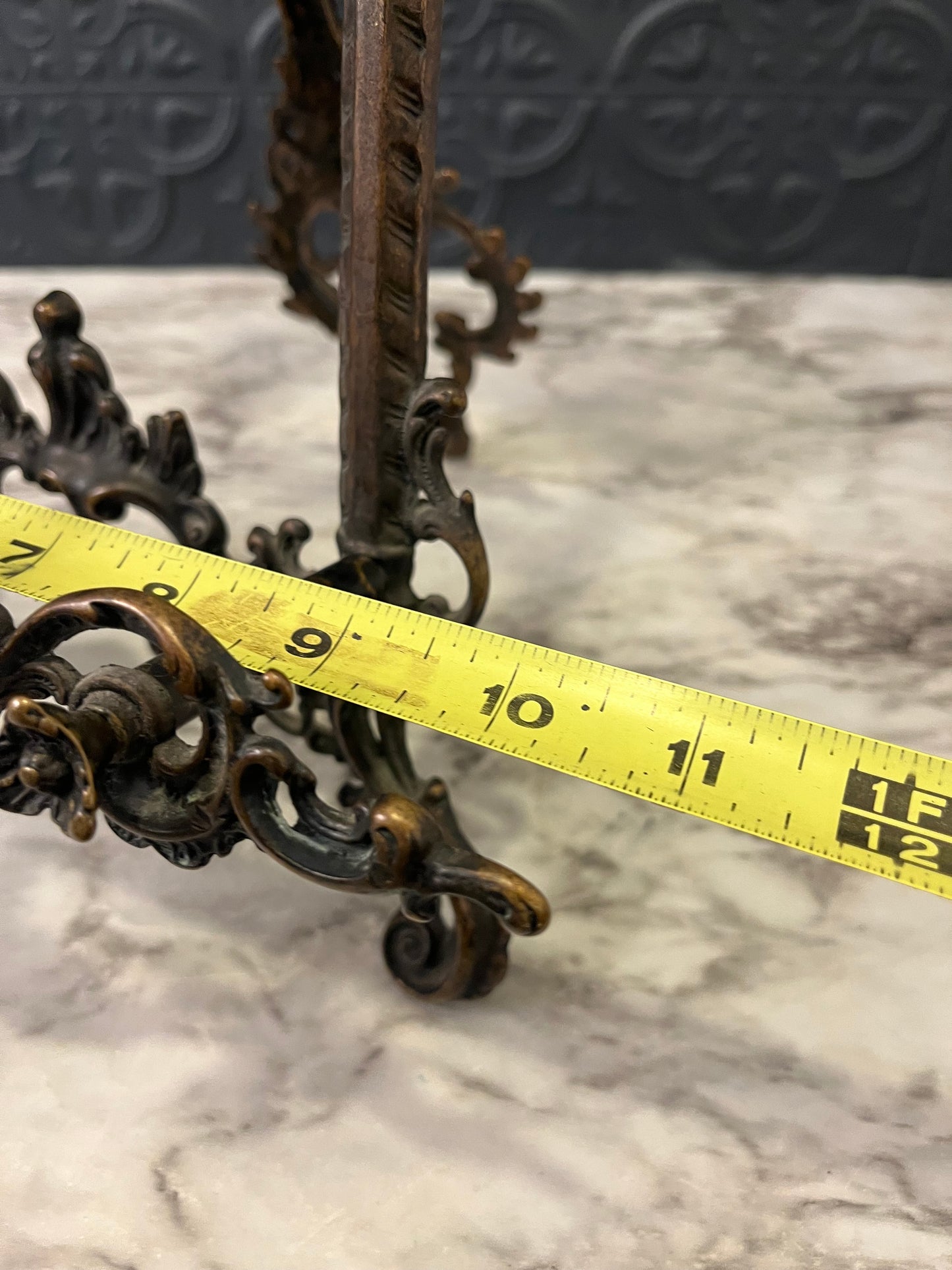 Large Metal Ornate Frame Stand