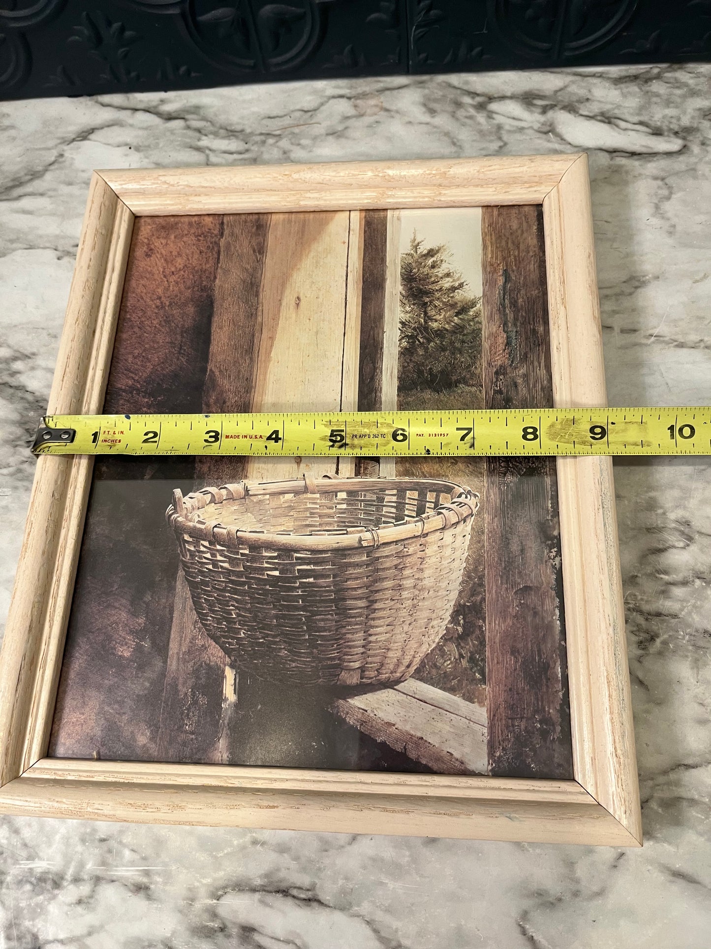 Framed Print "From my Garden" in Cream Frame