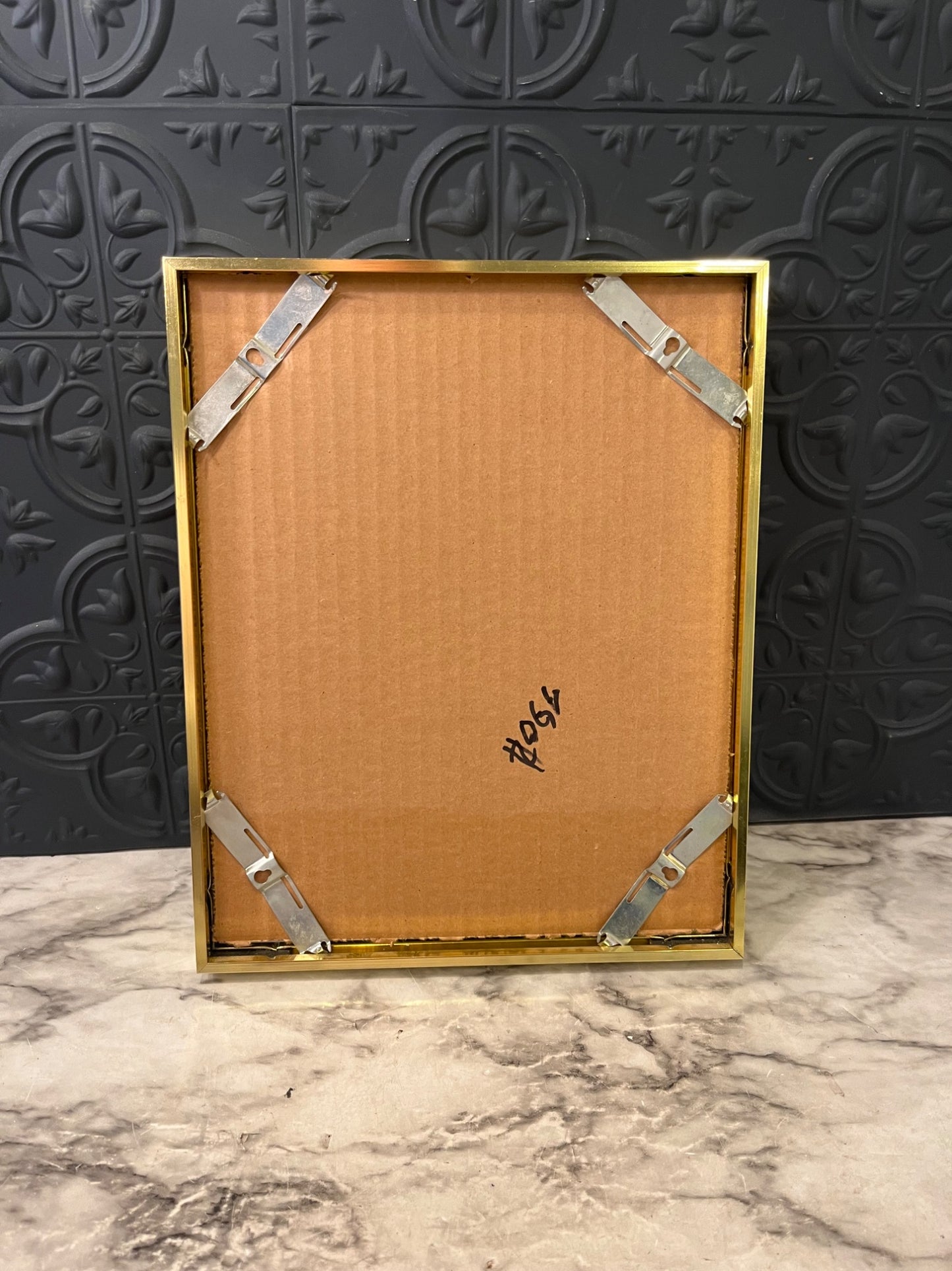 Cream Embossed Picture of Roses