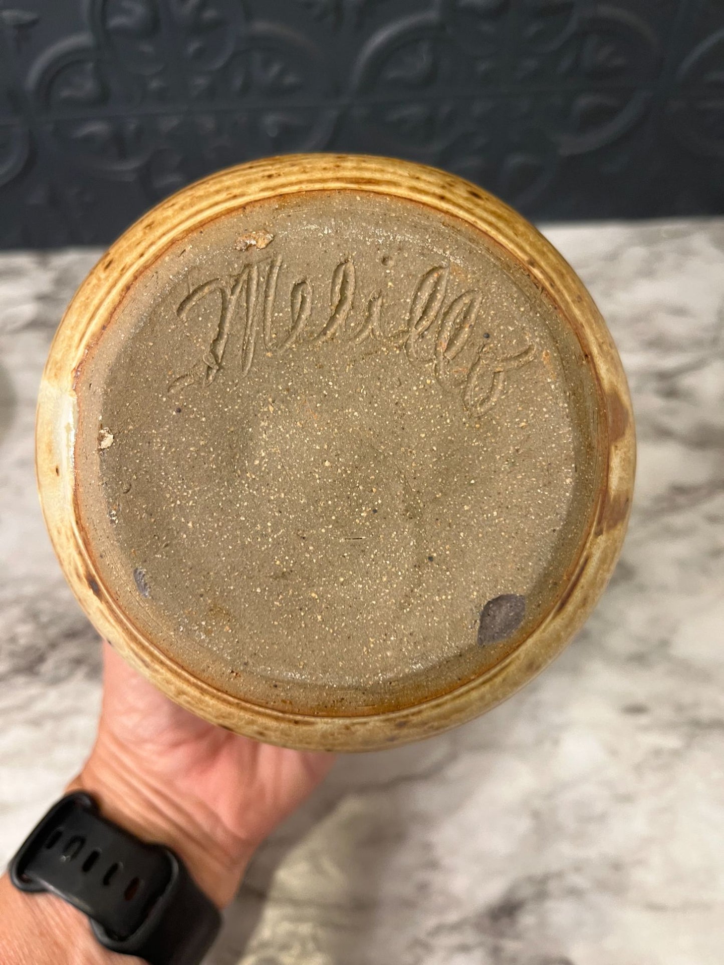 Pottery Honey Jar