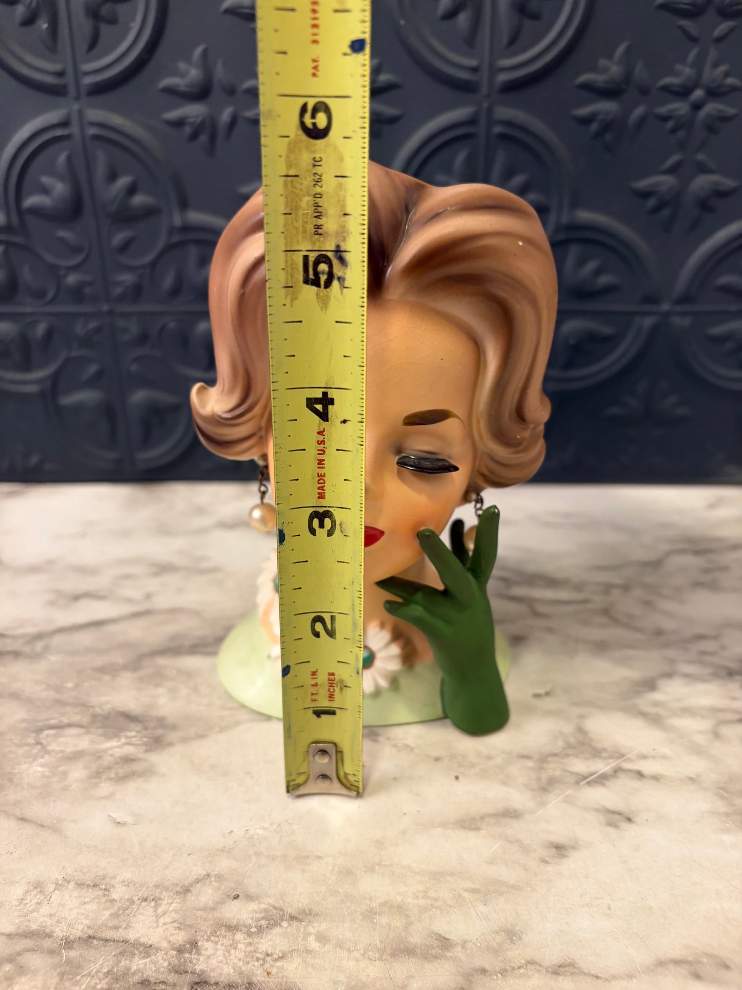 Napcoware Lady Head Vase Doris Day AS IS