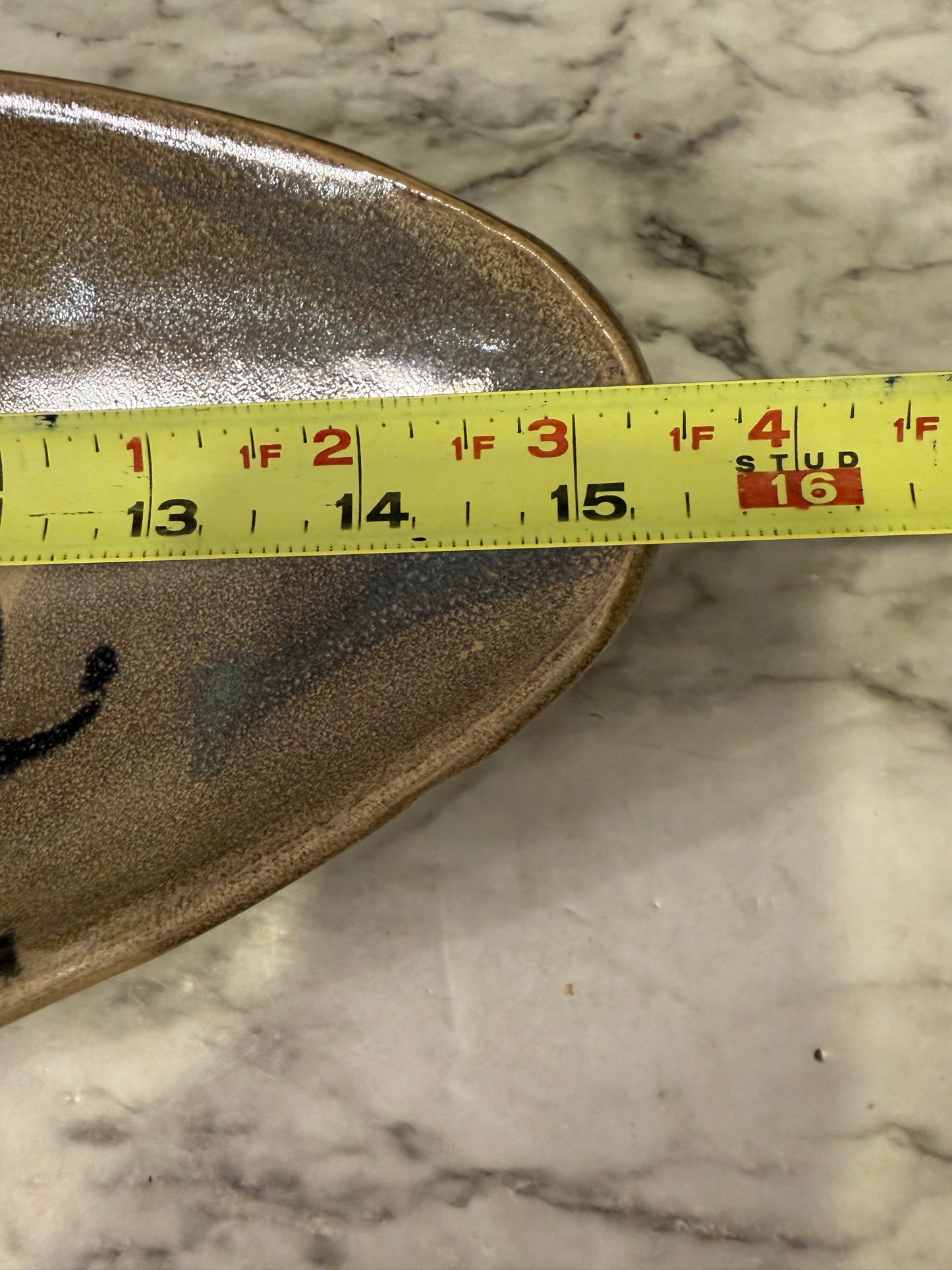 Oblong Studio Pottery Ceramic Dish