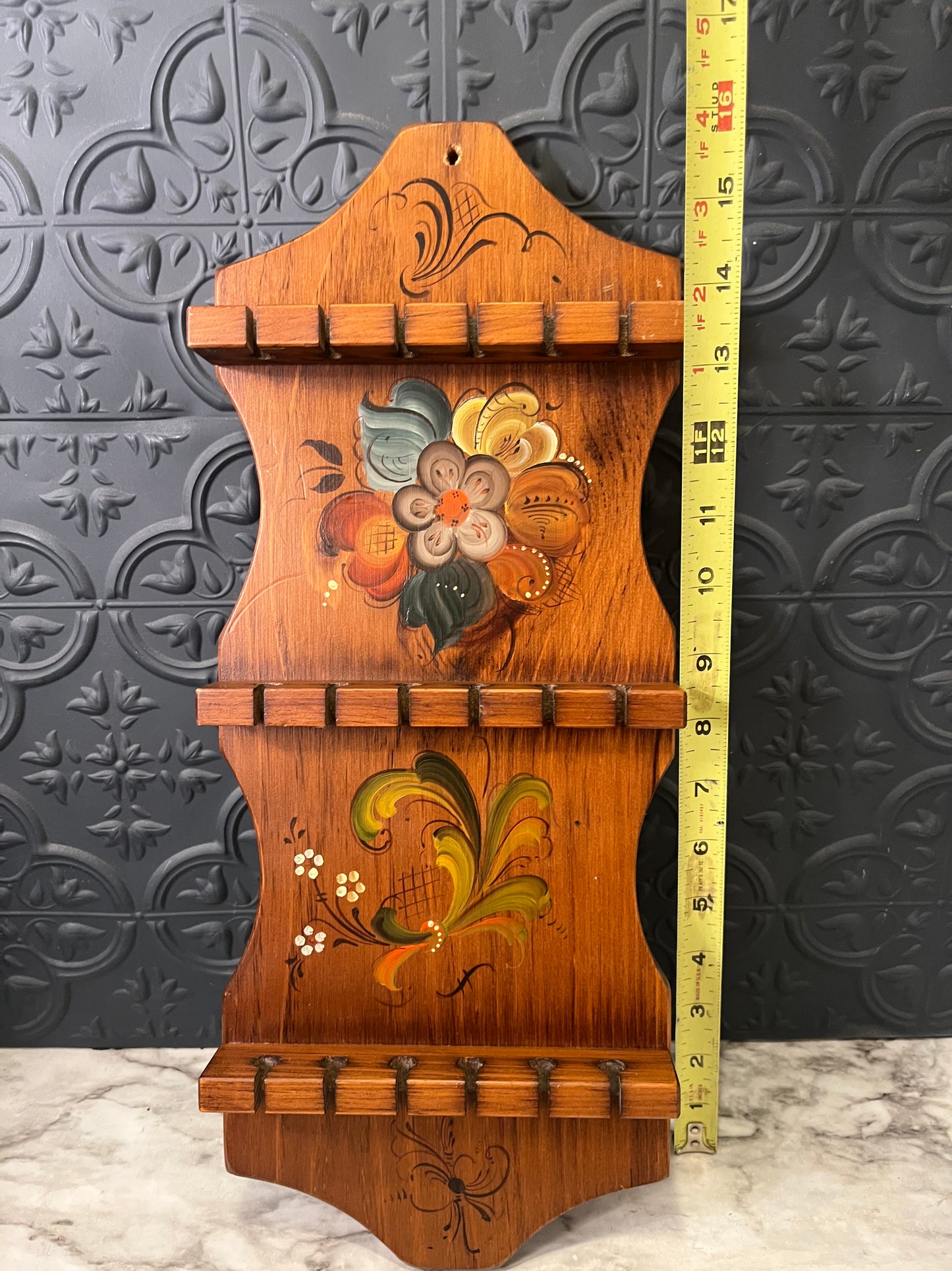 Spoon Rack with Toll Painting