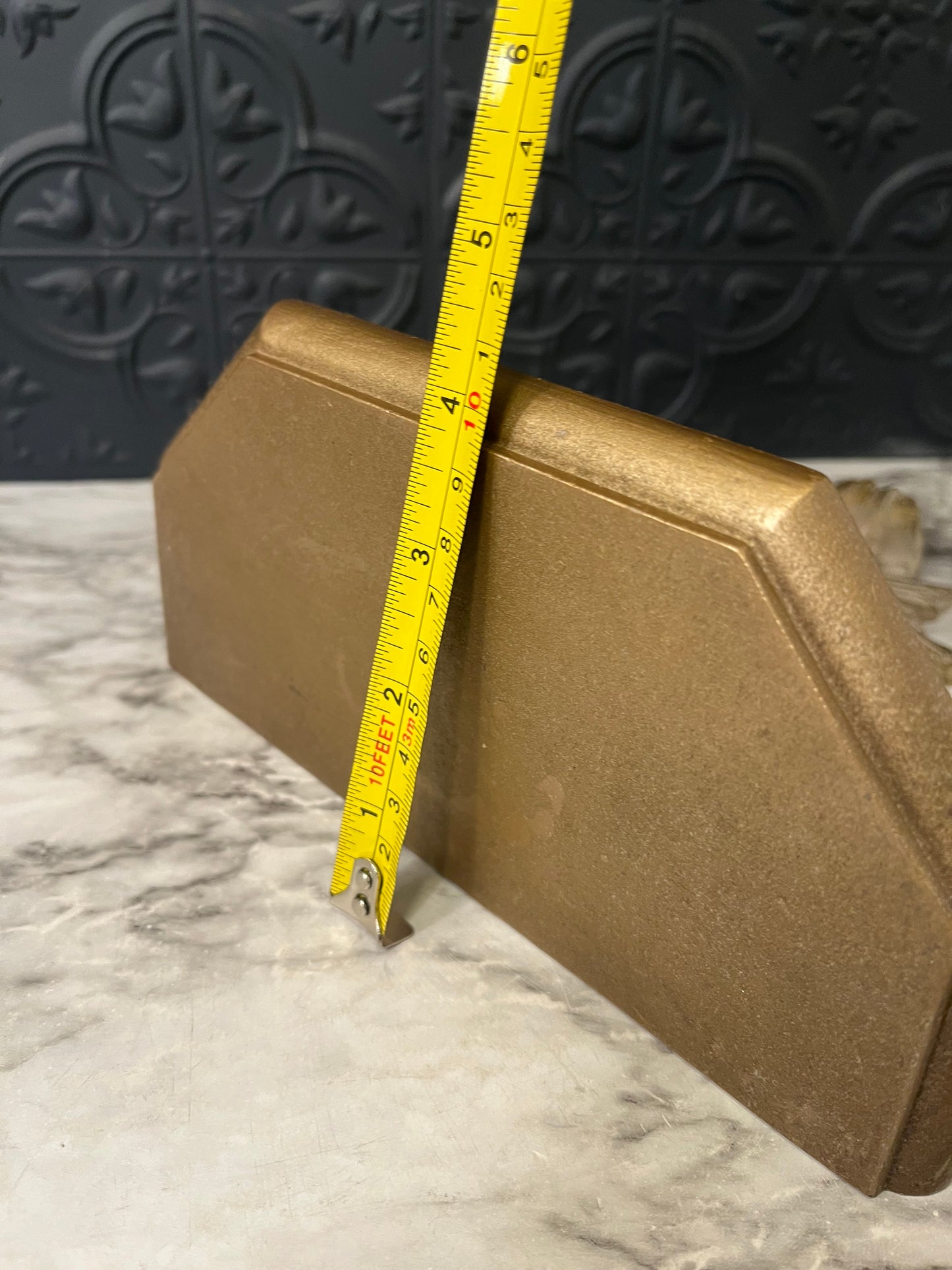 Champagne Gold Plastic Wall shelf