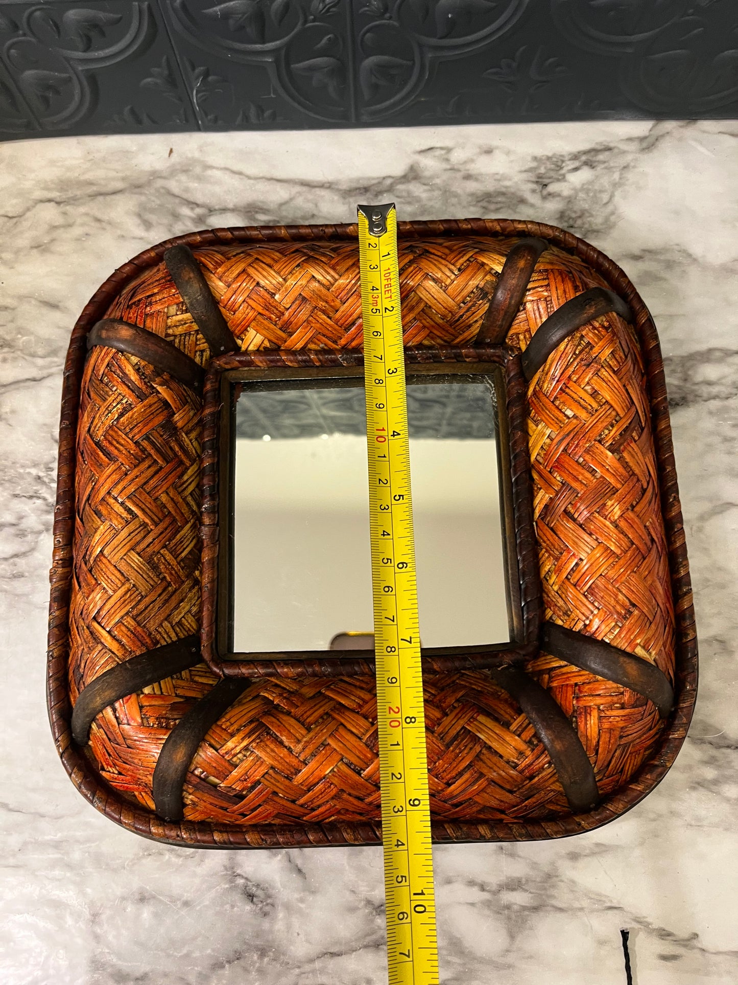 Bamboo Framed Mirror
