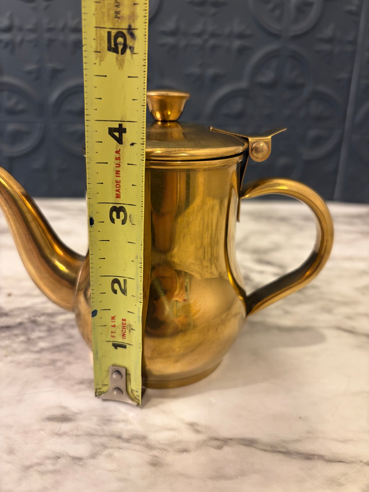 Brass Teapot Candle