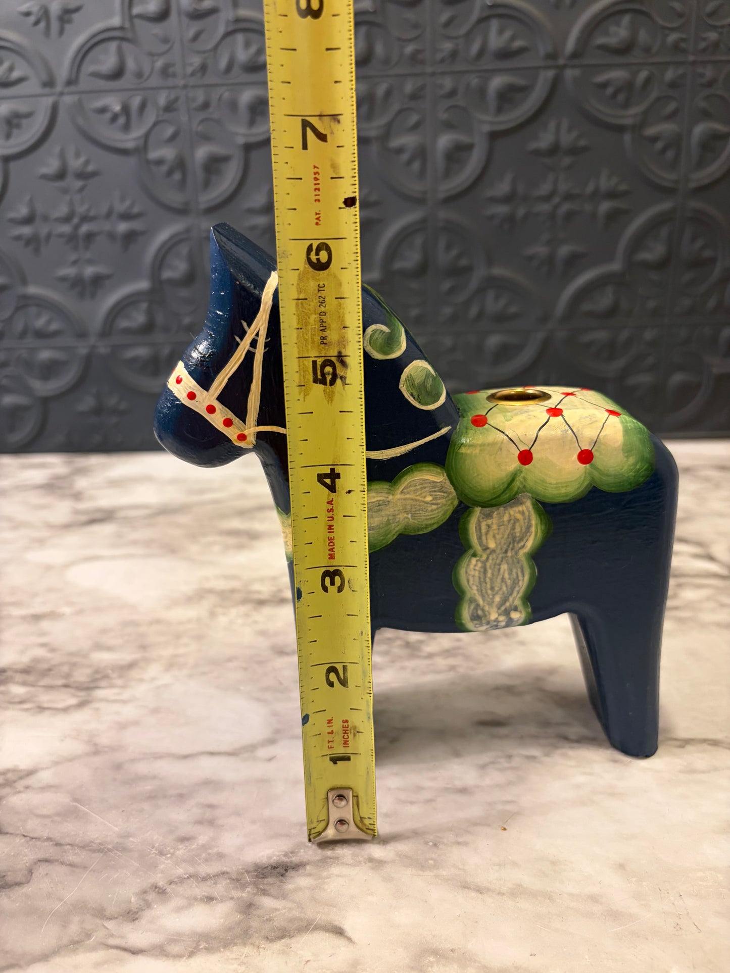 Dala Horse Candle Holder