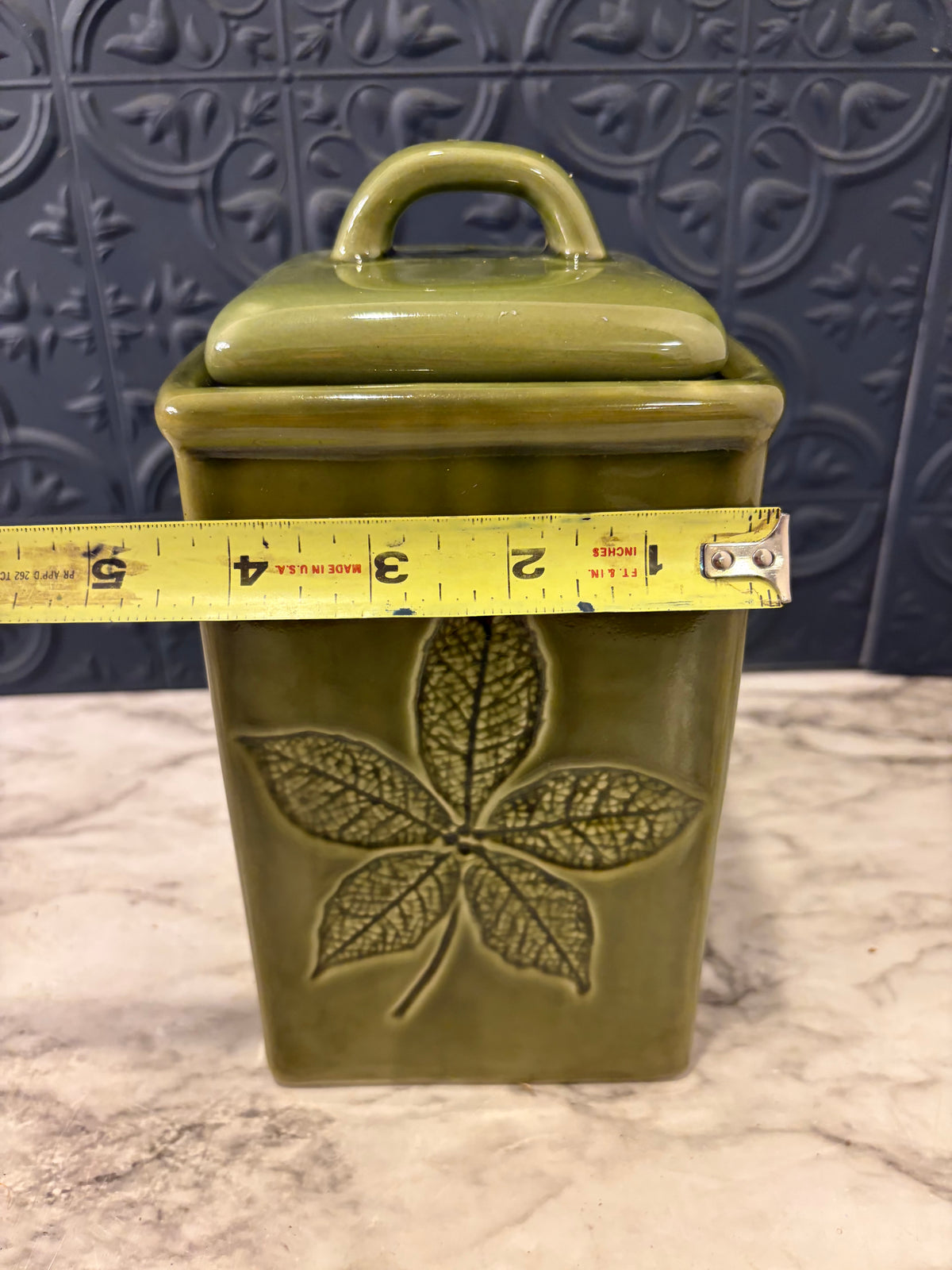 Lillian Vernon Green Canister