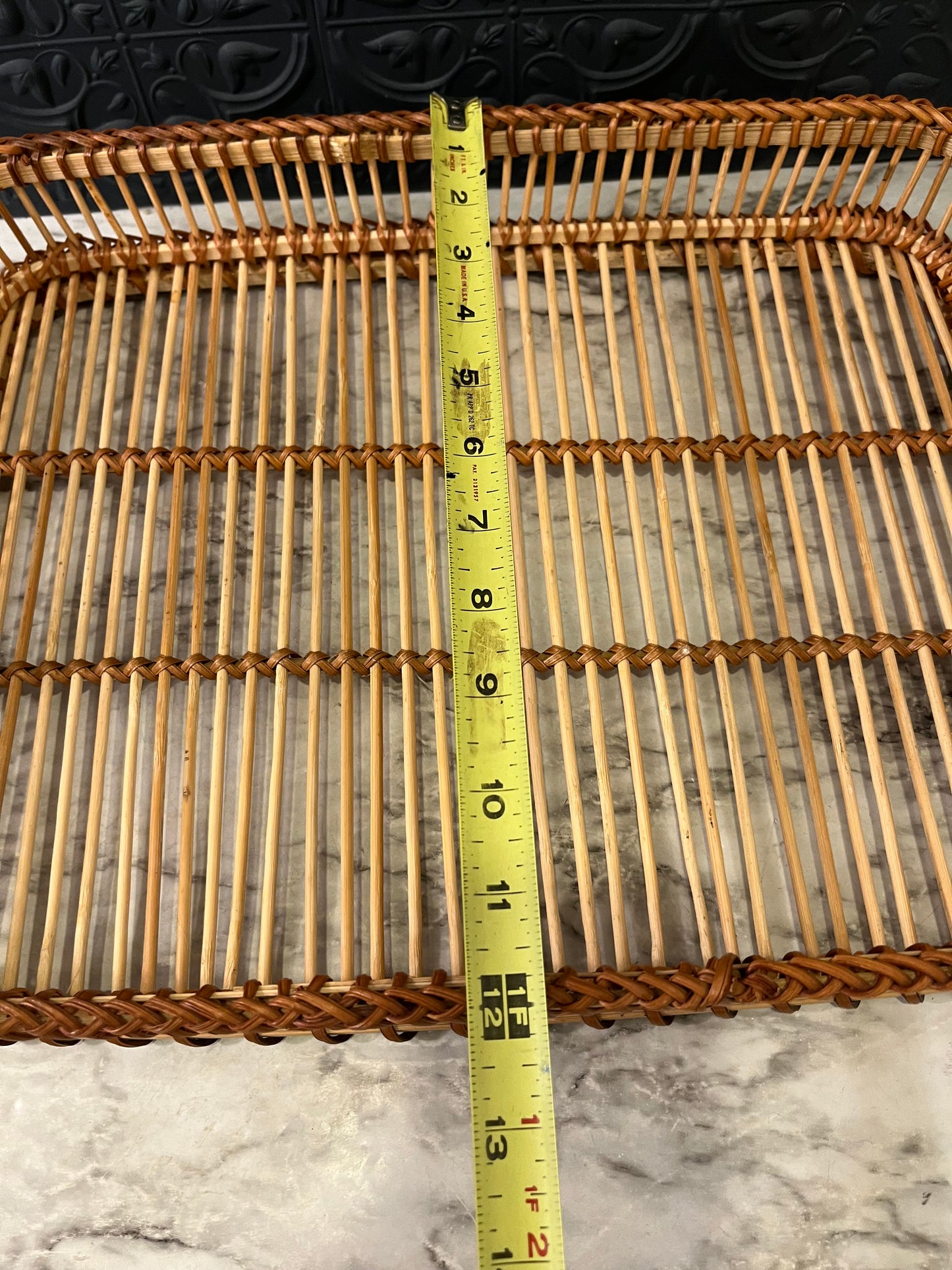 Rectangle Rattan Serving Tray