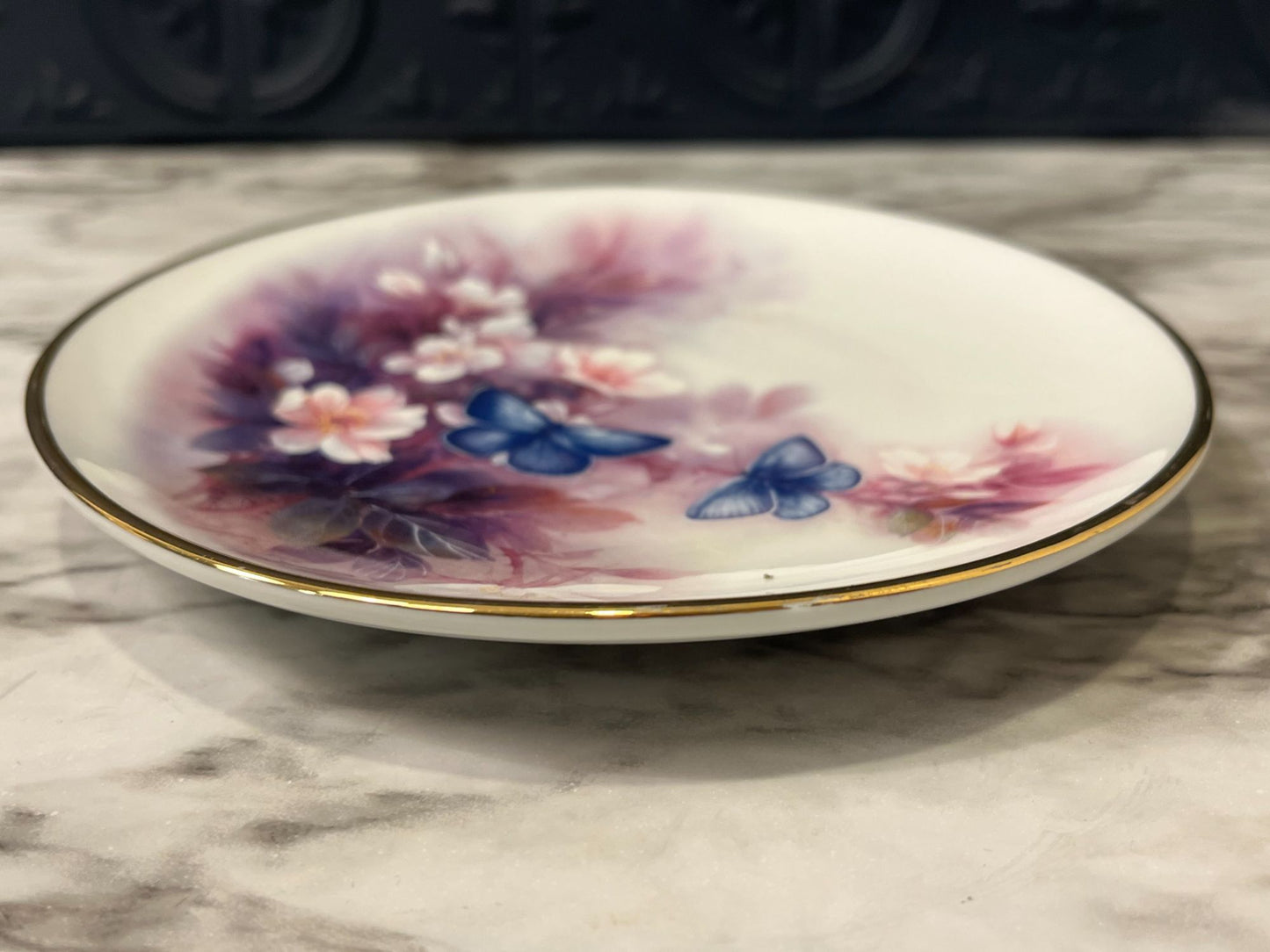 Purple Butterfly Lena Liu Plate