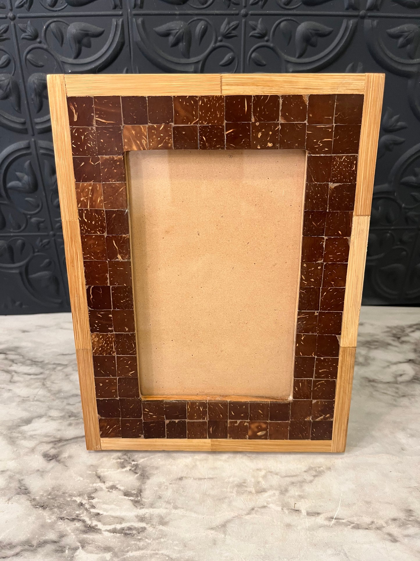 Light Wood and Tile Frame