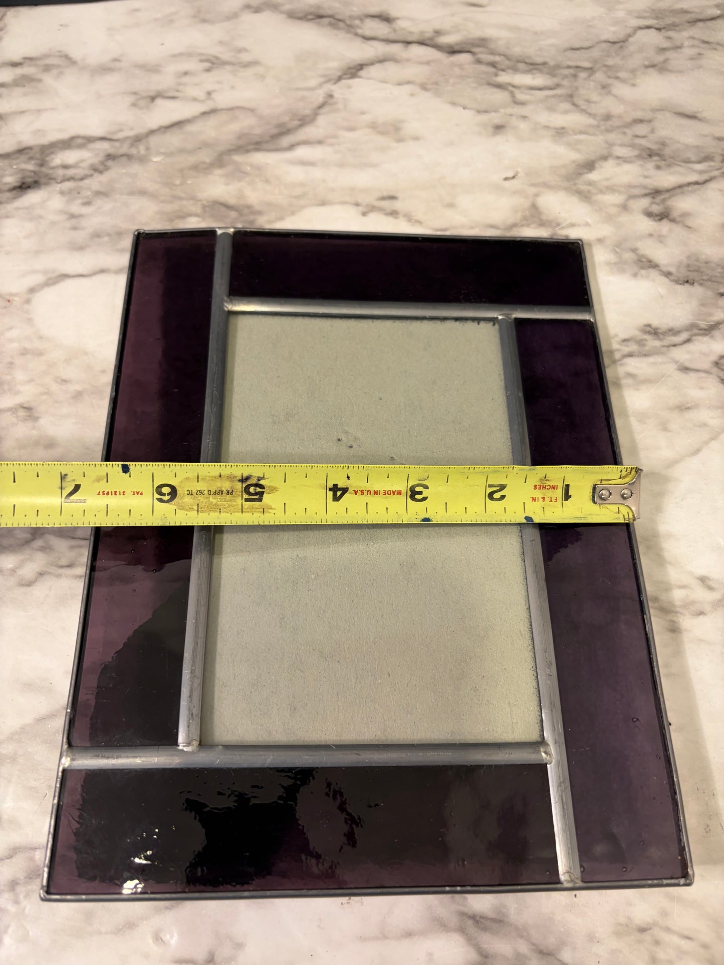 Purple Stained Glass Frame