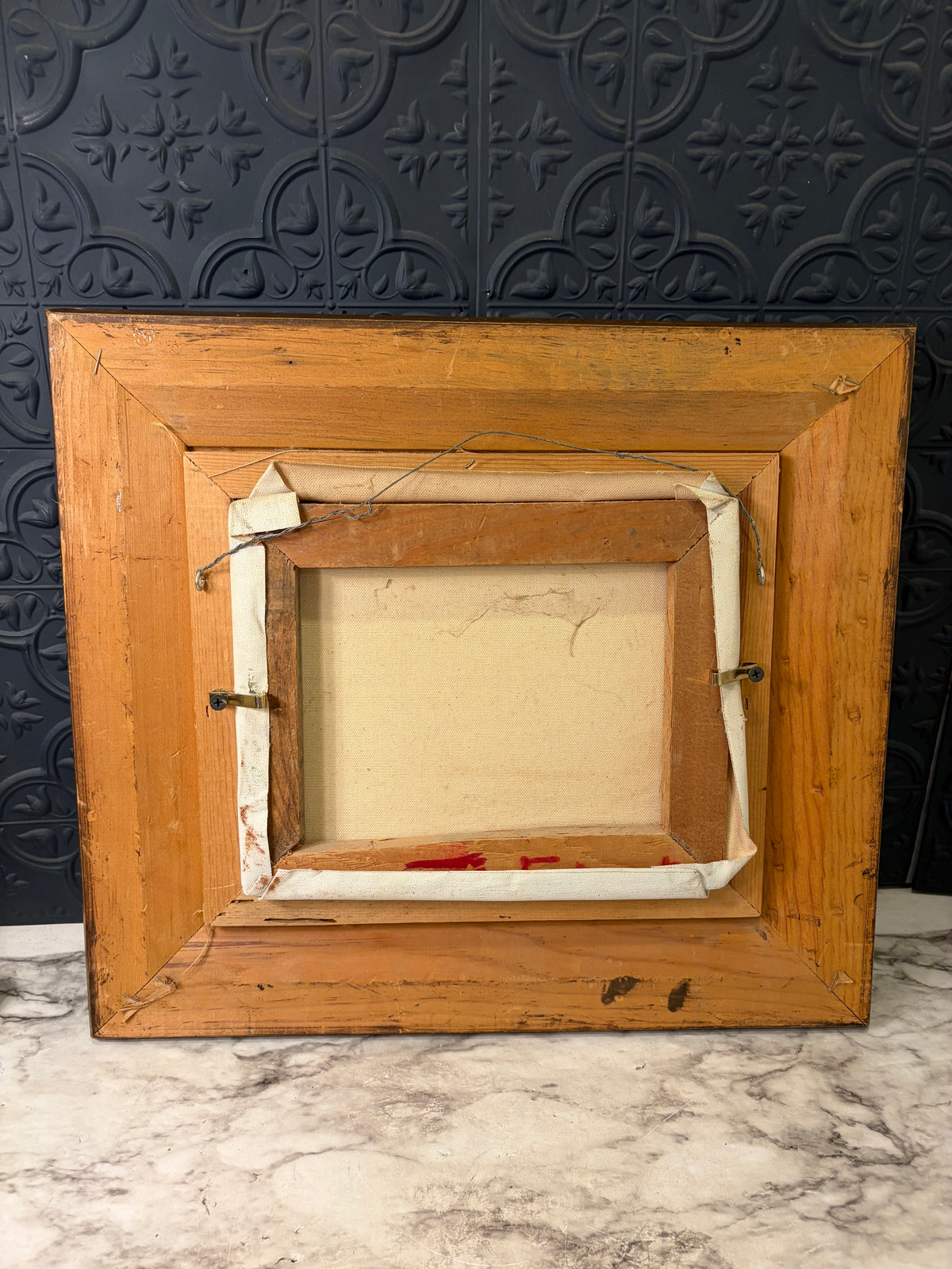 J Winslow Original Seascape Framed