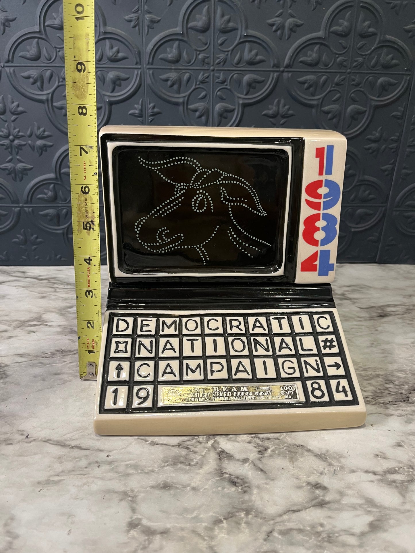 1984 Jim Beam Democratic Convention Decanter